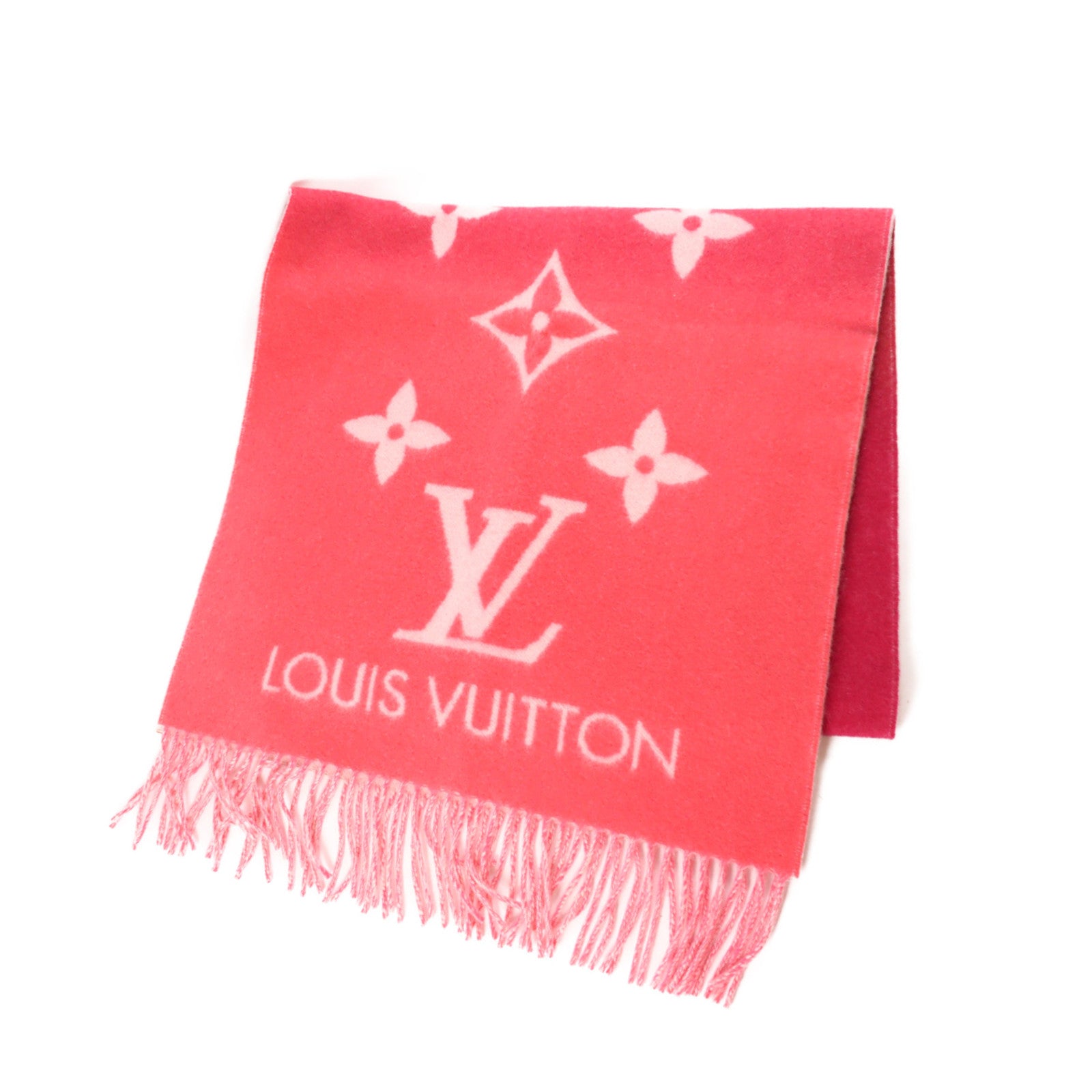 LOUIS VUITTON Cashmere Reykjavik Gradient Scarf頸巾粉紅色