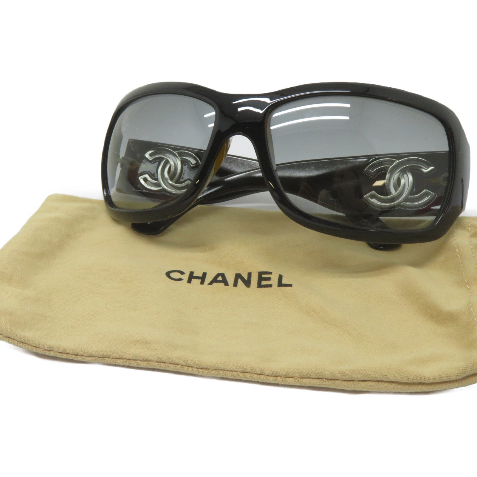 CHANEL 【激減優惠】PVC Sunglasses太陽眼鏡黑色