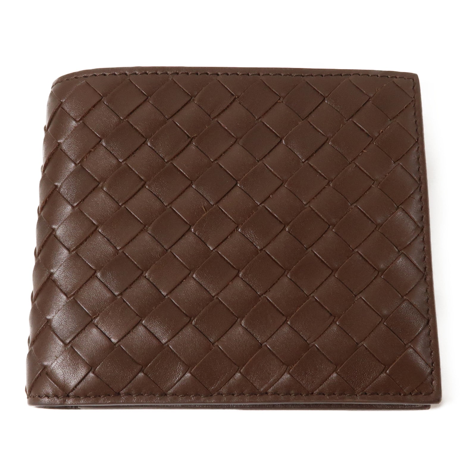 BOTTEGA VENETA 織紋皮革Wallet錢包啡色