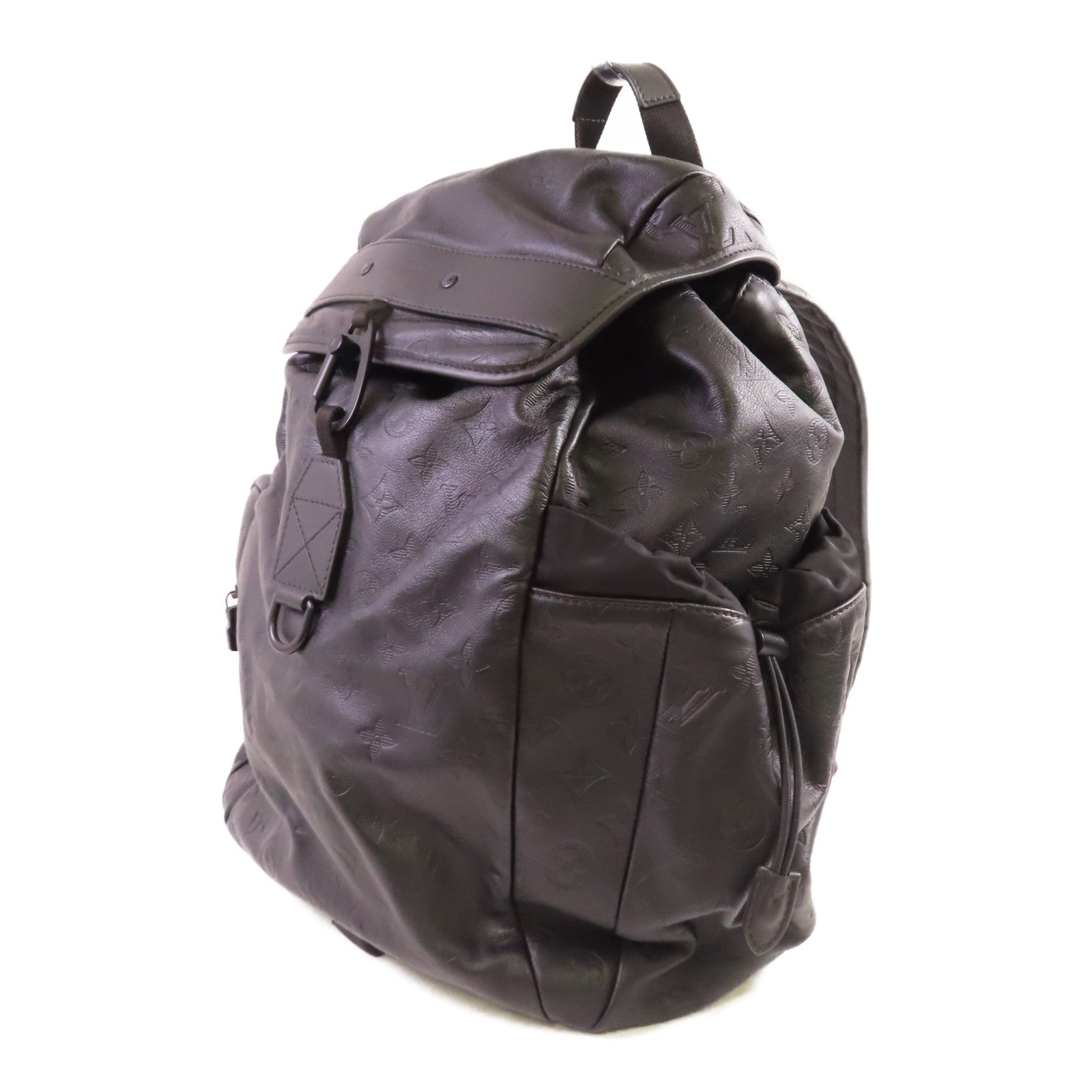 LOUIS VUITTON Monogram Empreinte Trekking Backpack背包黑色