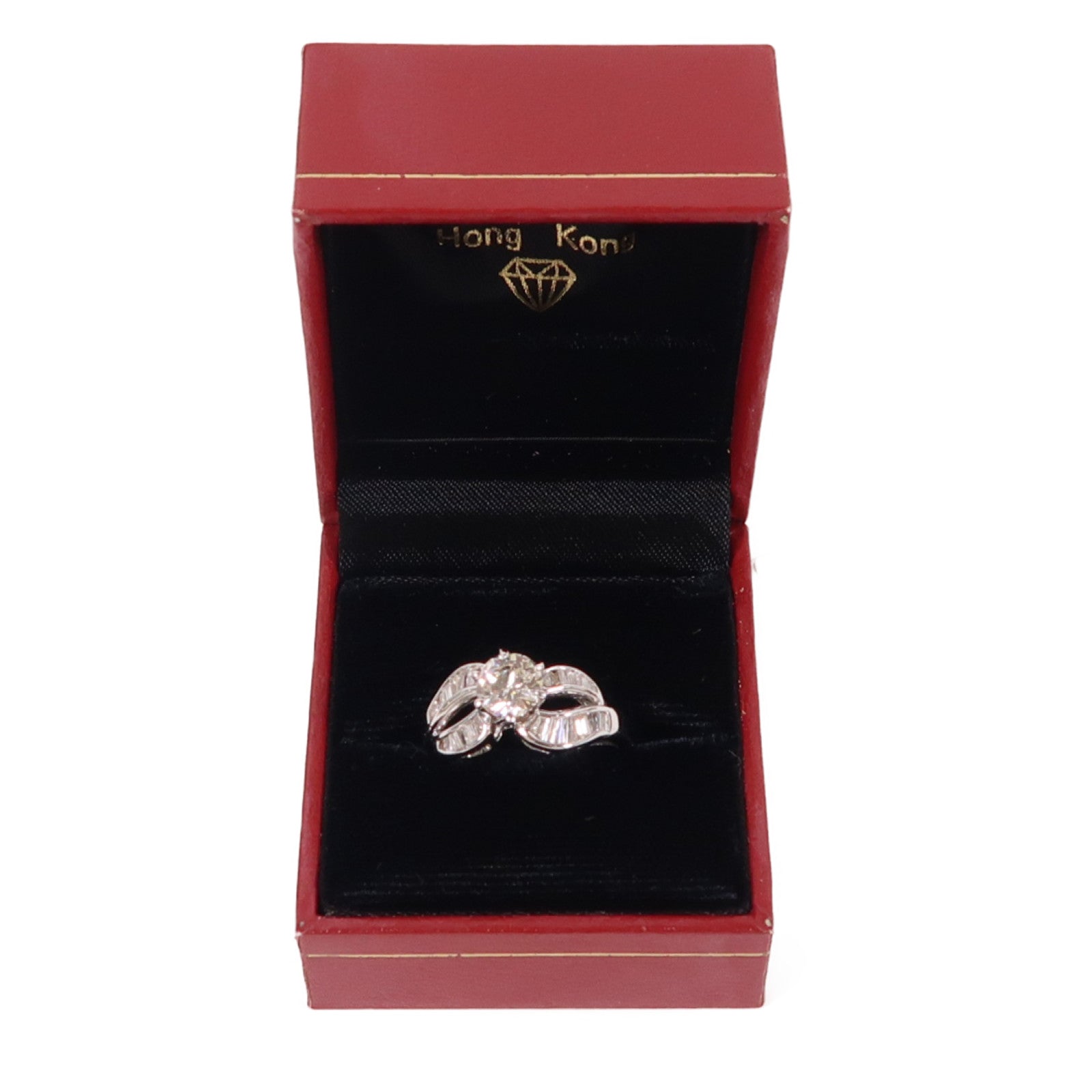 JEWELRY【激減優惠】 18K白金Diamond Ring1.01ct鑽石戒指US#8.5