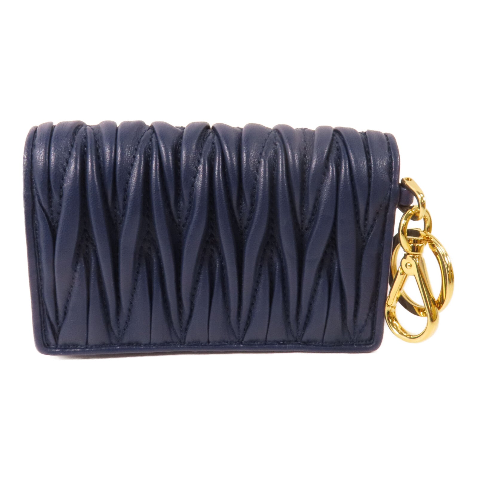 Miu Miu 羊皮皮革Card Case金扣卡套