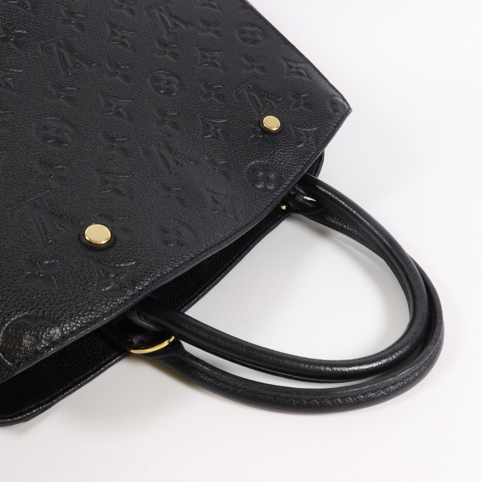 LOUIS VUITTON Monogram Empreinte Montaigne MM手挽肩背兩用袋