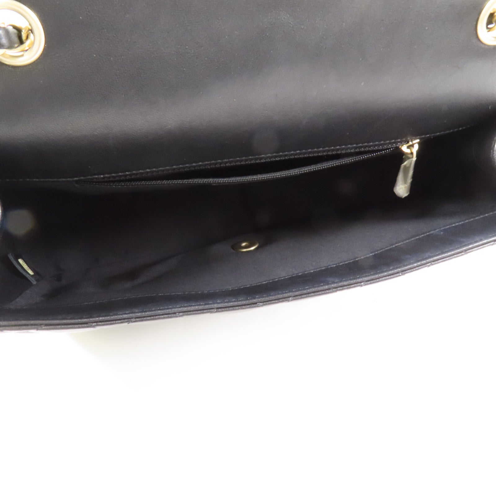 CHANEL 牛皮皮革Shoulder Bag金扣肩背袋