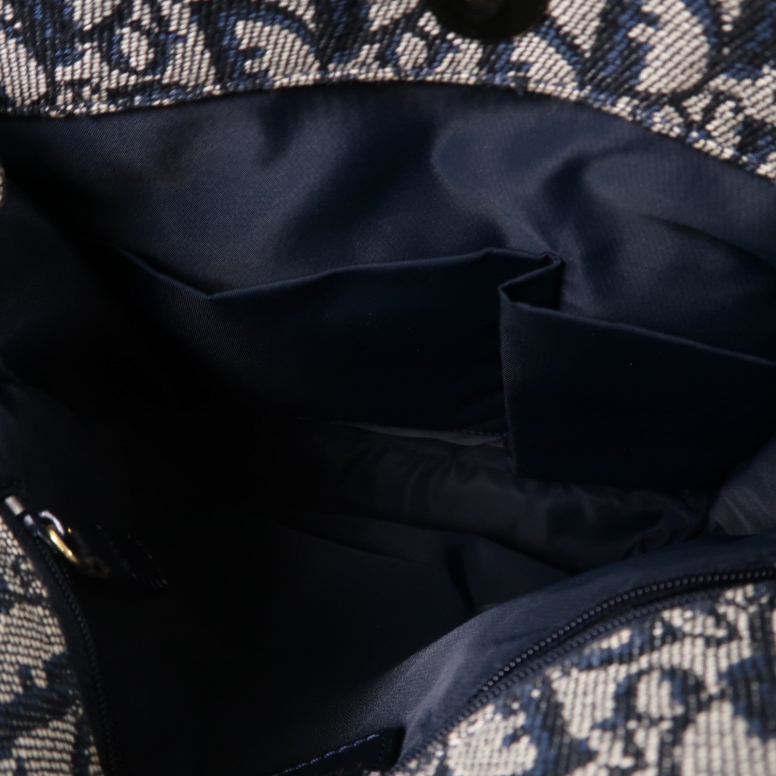 Dior 帆布Vintage Hand Bag金扣手挽袋藍色