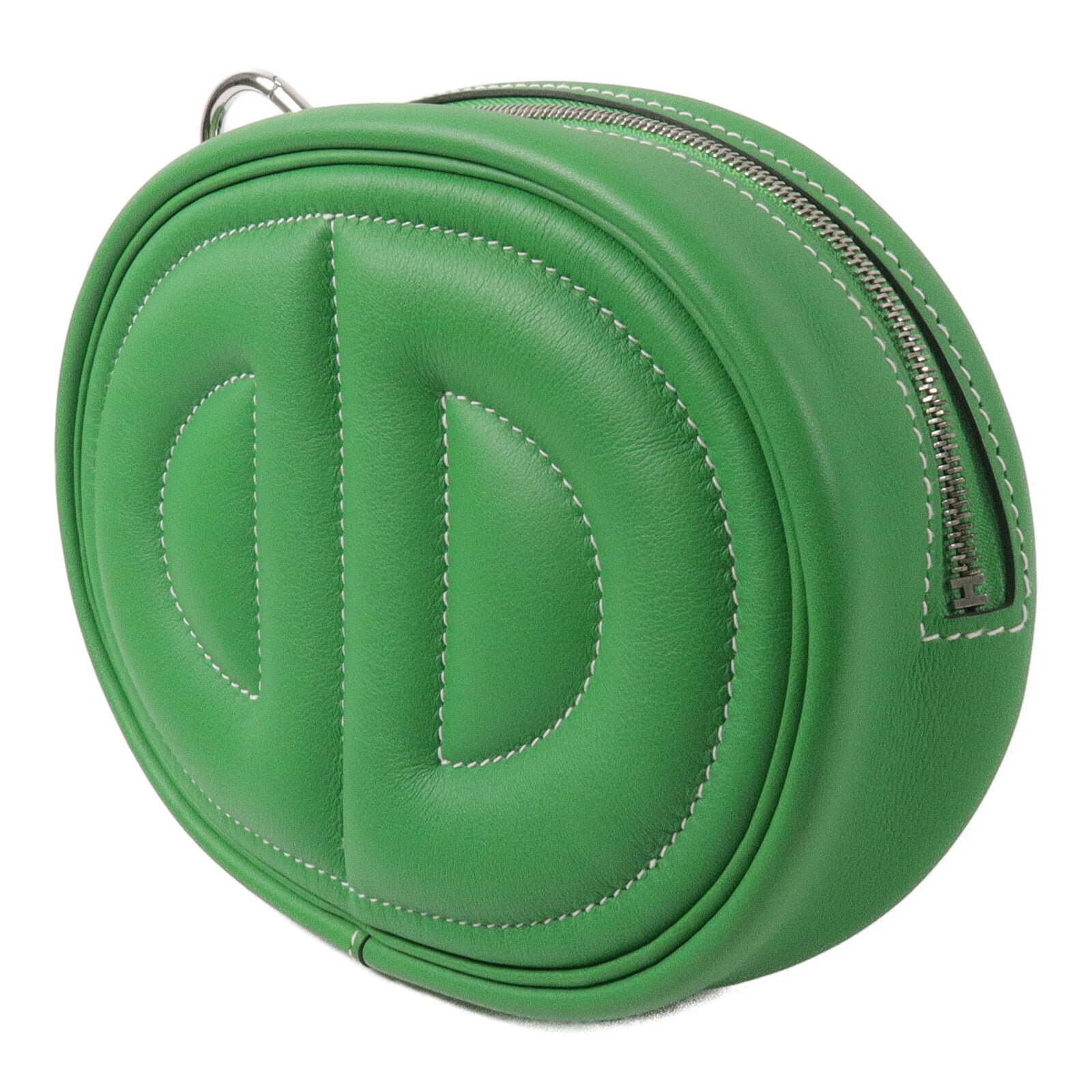 HERMES Swift皮革In The Loop Belt Bag腰包Bamboo/Bleu Brume