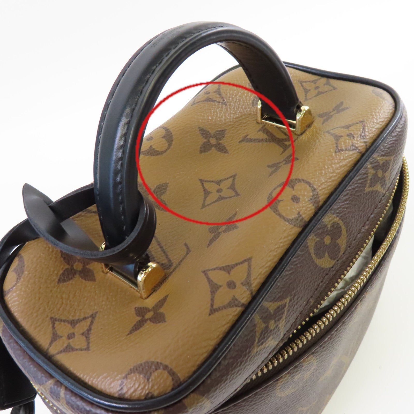 LOUIS VUITTON 【激減優惠】Monogram Vanity PM 2Way Shoulder Bag金扣手挽肩背兩用袋啡色