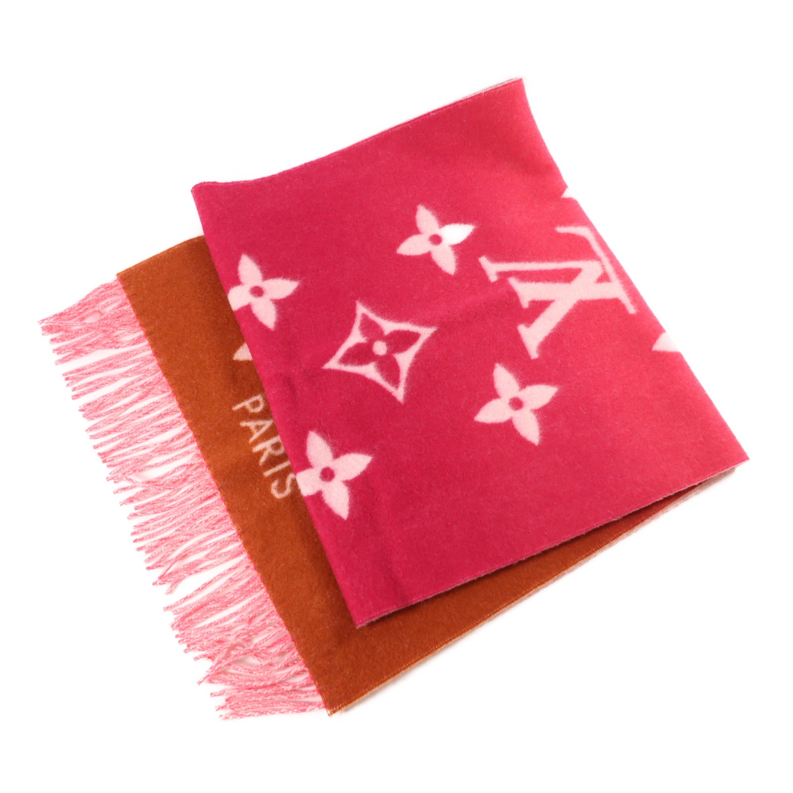 LOUIS VUITTON Cashmere Reykjavik Gradient Scarf頸巾粉紅色