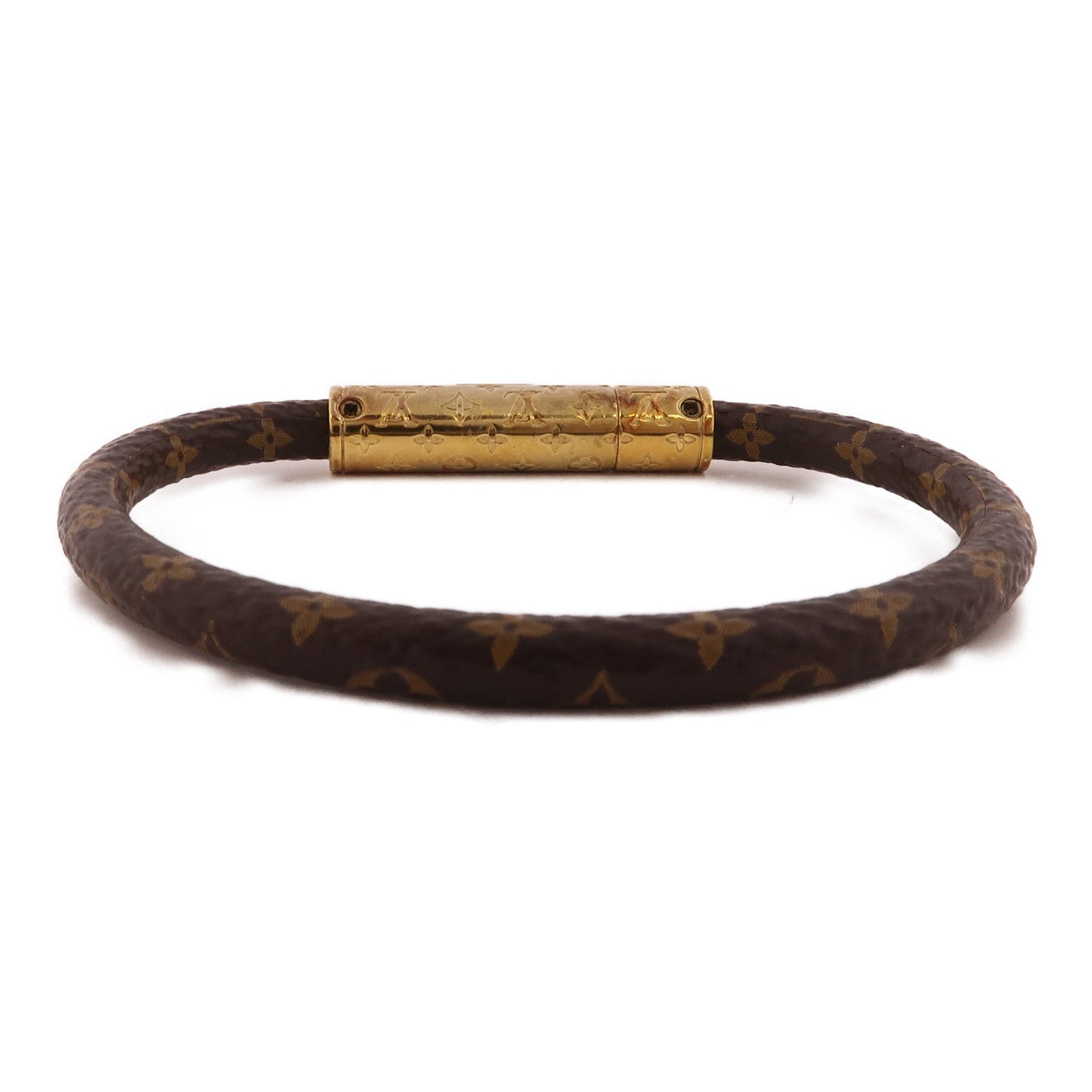 LOUIS VUITTON Monogram Bracelet金扣手鐲