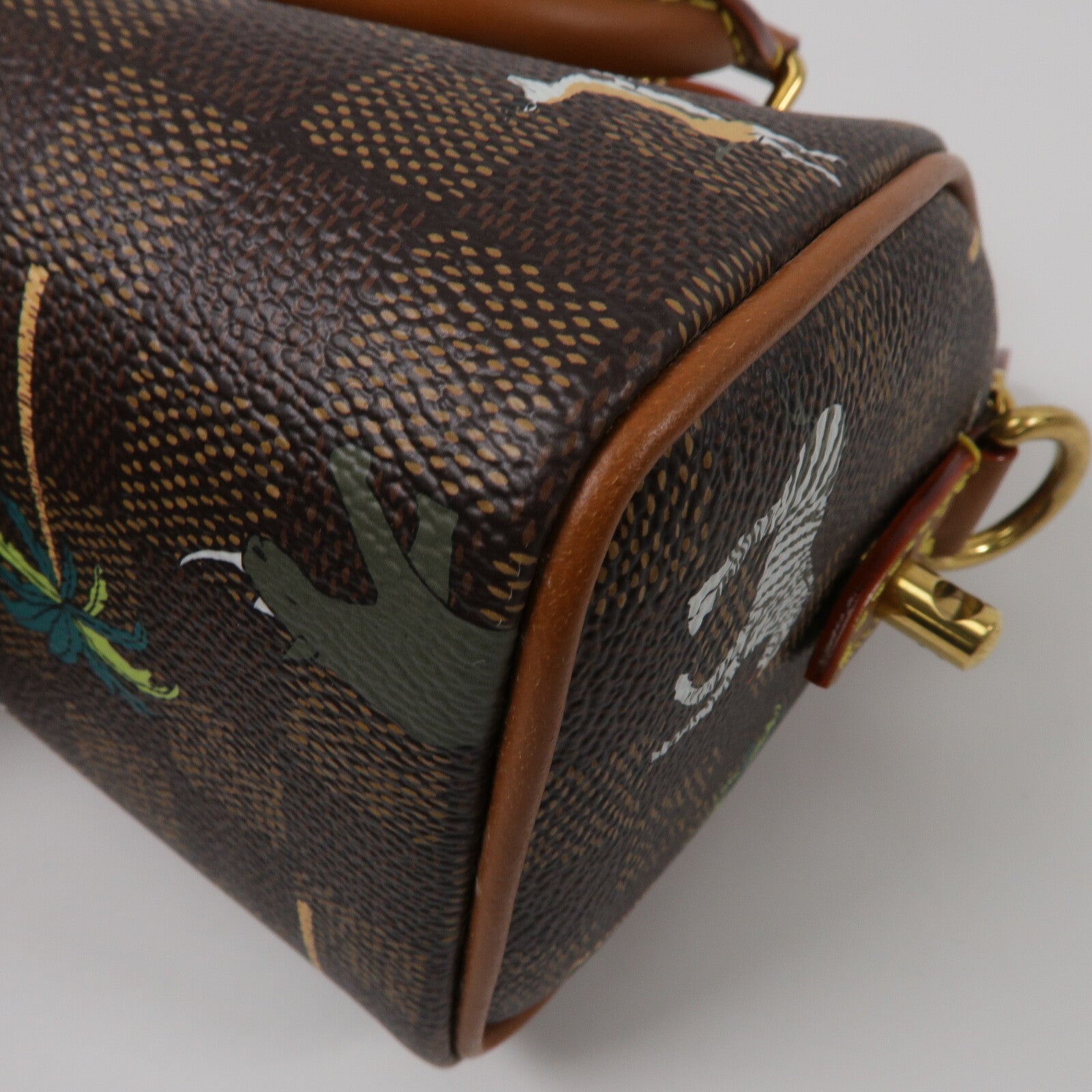 LOUIS VUITTON Damier Heritage Speedy Bandouliere 18 x The Darjeeling手挽肩背兩用袋