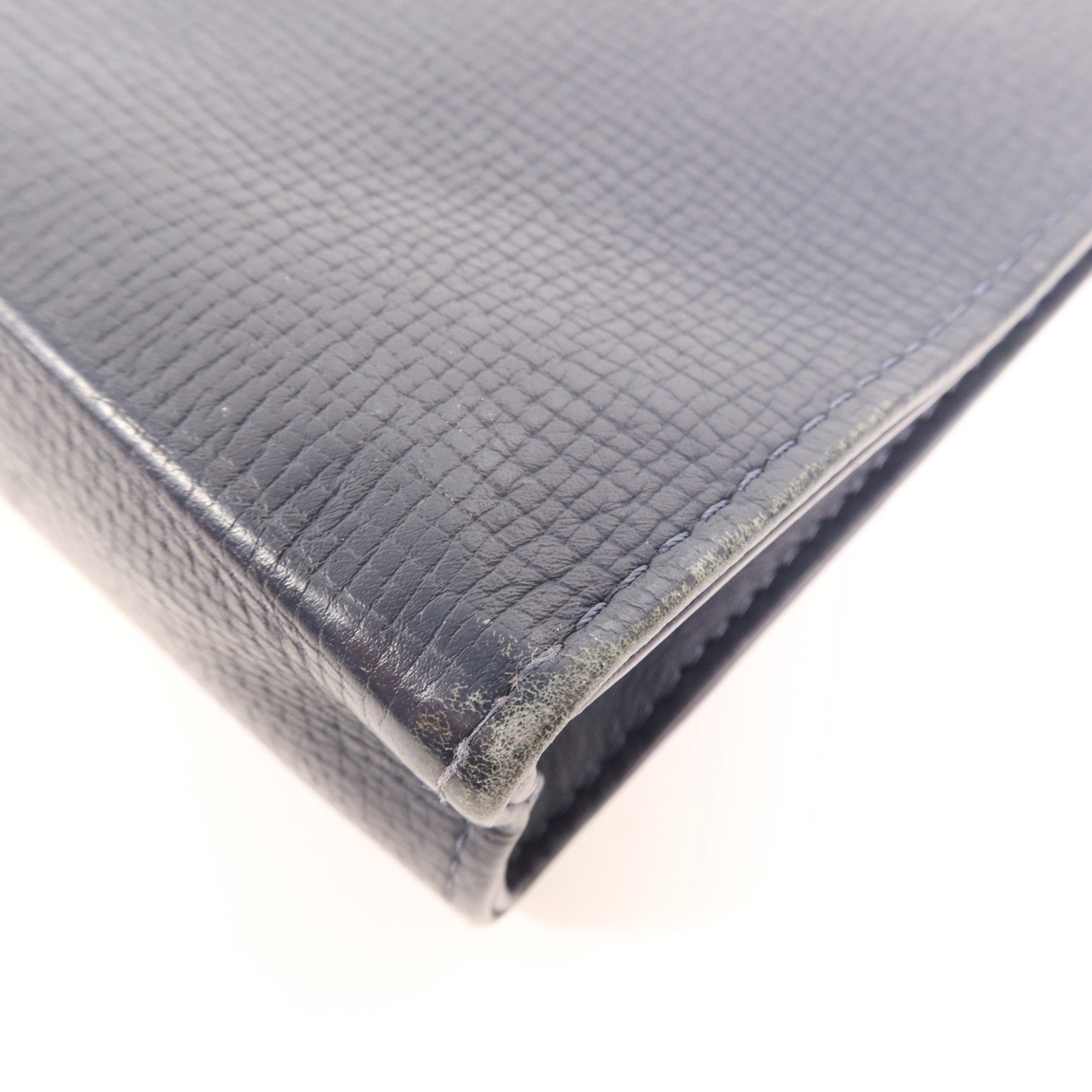 LOUIS VUITTON Monogram Denim LV X Nigo Pochette Voyage金扣手拿包