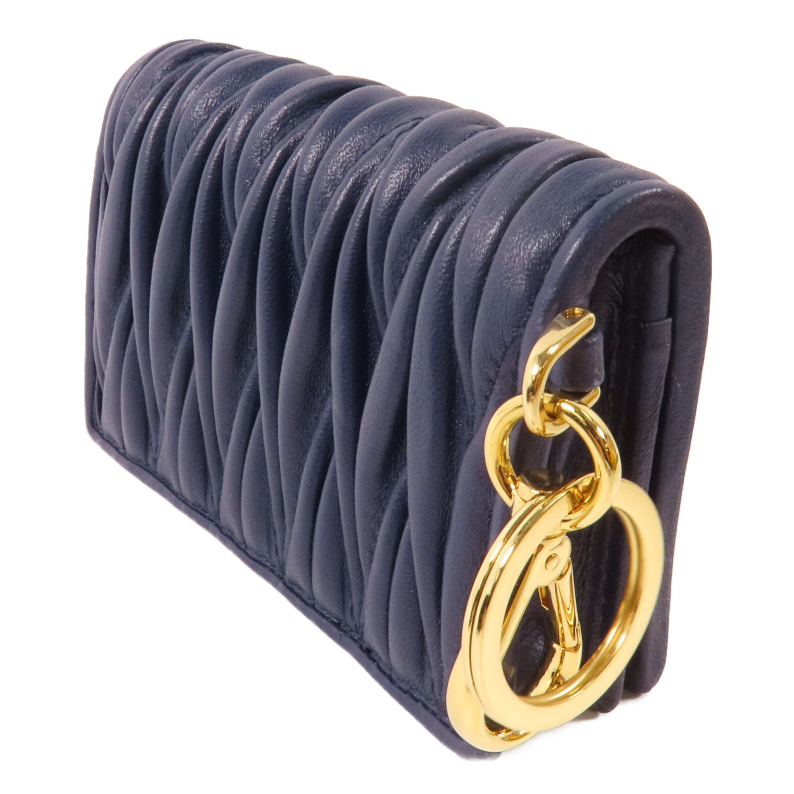 Miu Miu 羊皮皮革Card Case金扣卡套