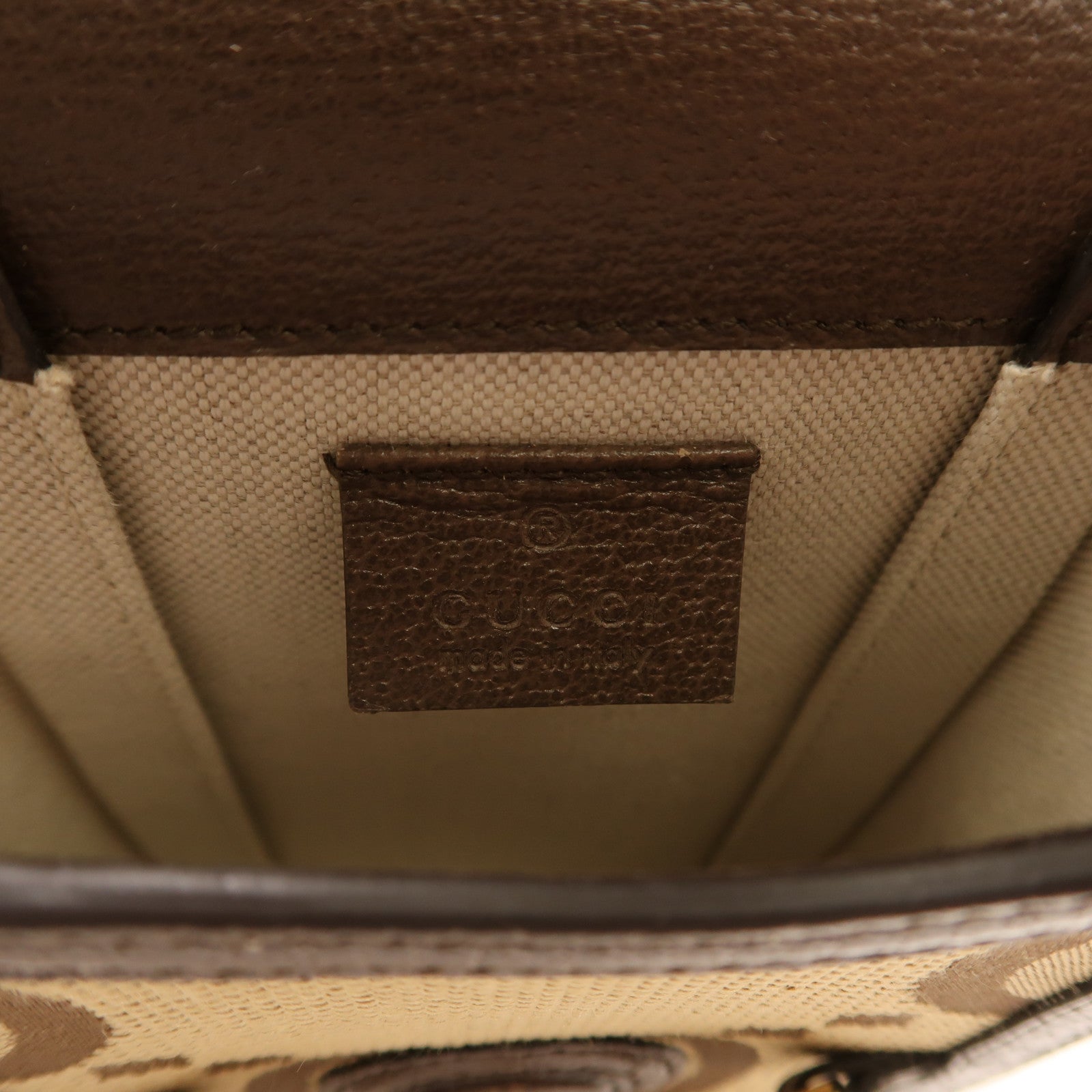 GUCCI GG GHW 1955 Horsebit Jumbo GG Shoulder Bag 625615 Canvas  Brown