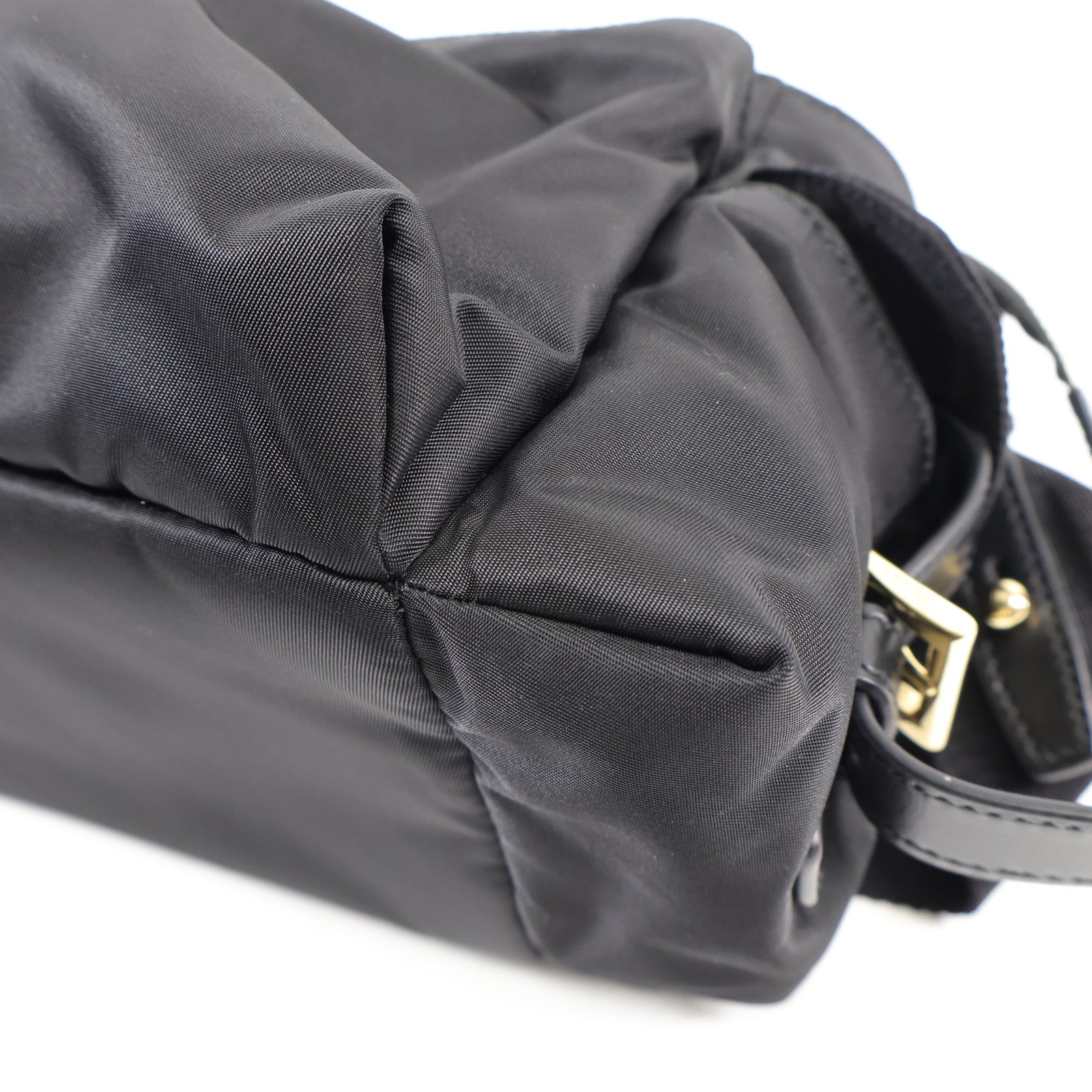 PRADA 尼龍Shoulder Bag金扣肩背袋