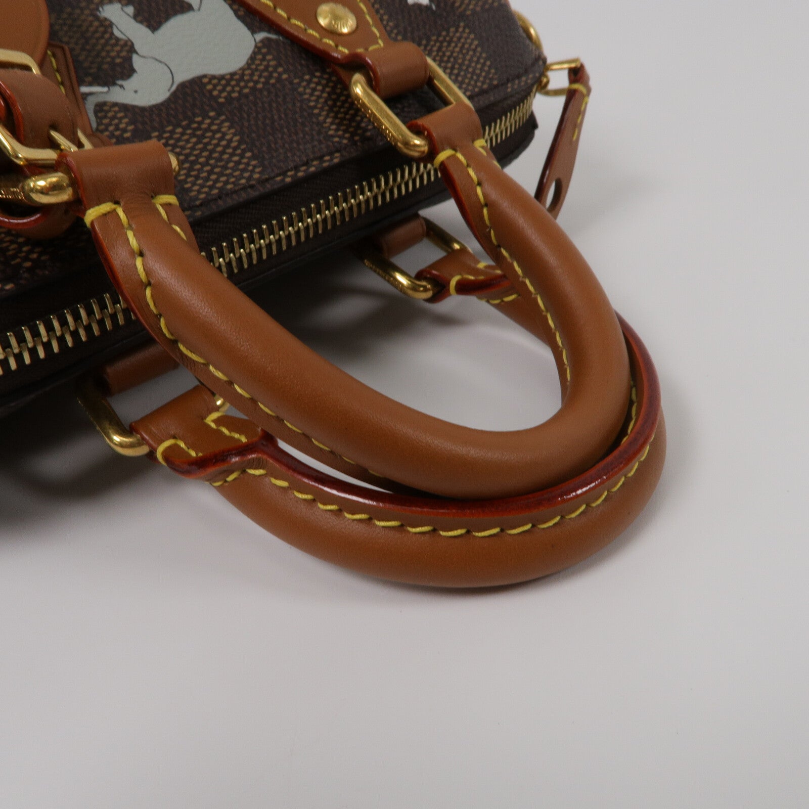 LOUIS VUITTON Damier Heritage Speedy Bandouliere 18 x The Darjeeling手挽肩背兩用袋