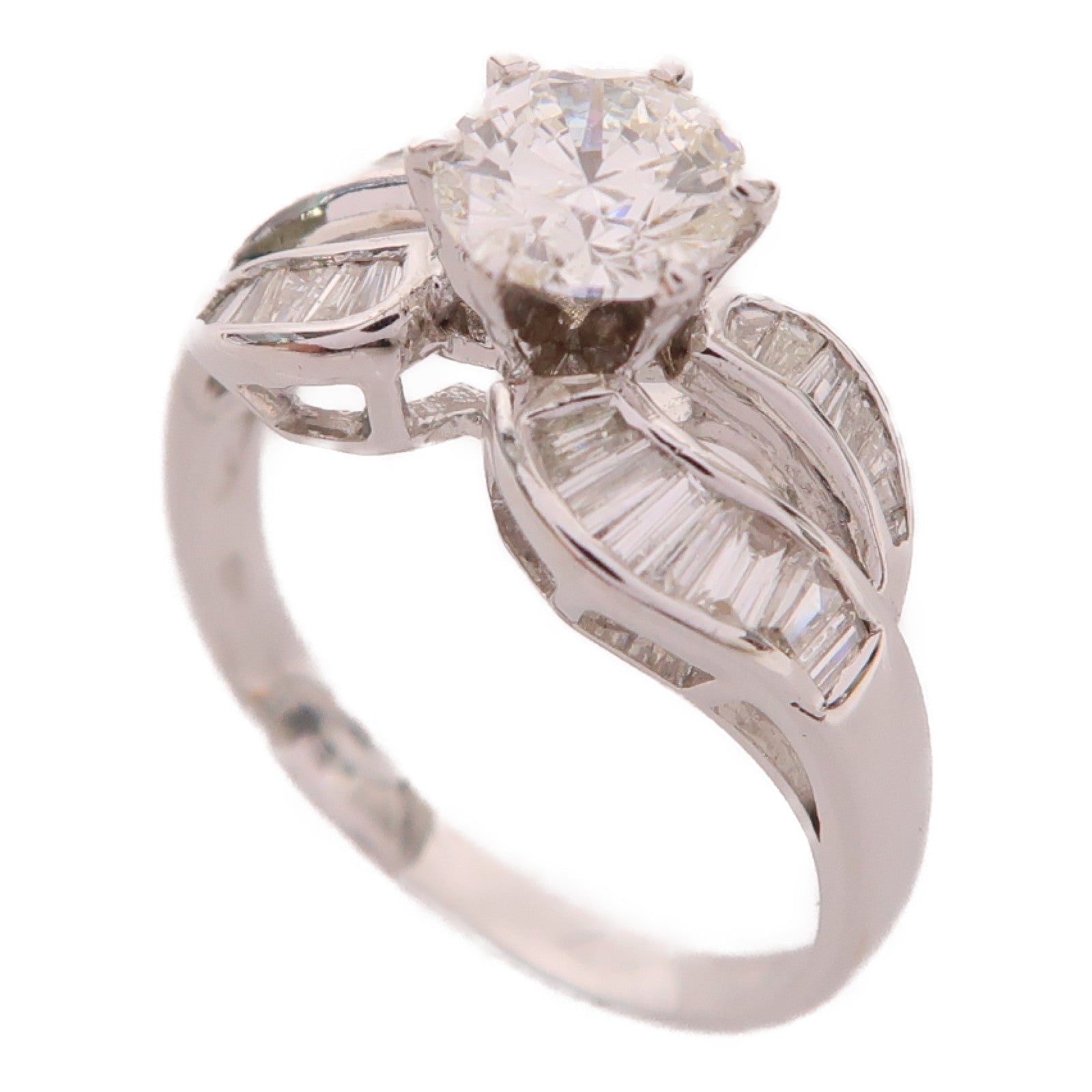 JEWELRY【激減優惠】 18K白金Diamond Ring1.01ct鑽石戒指US#8.5