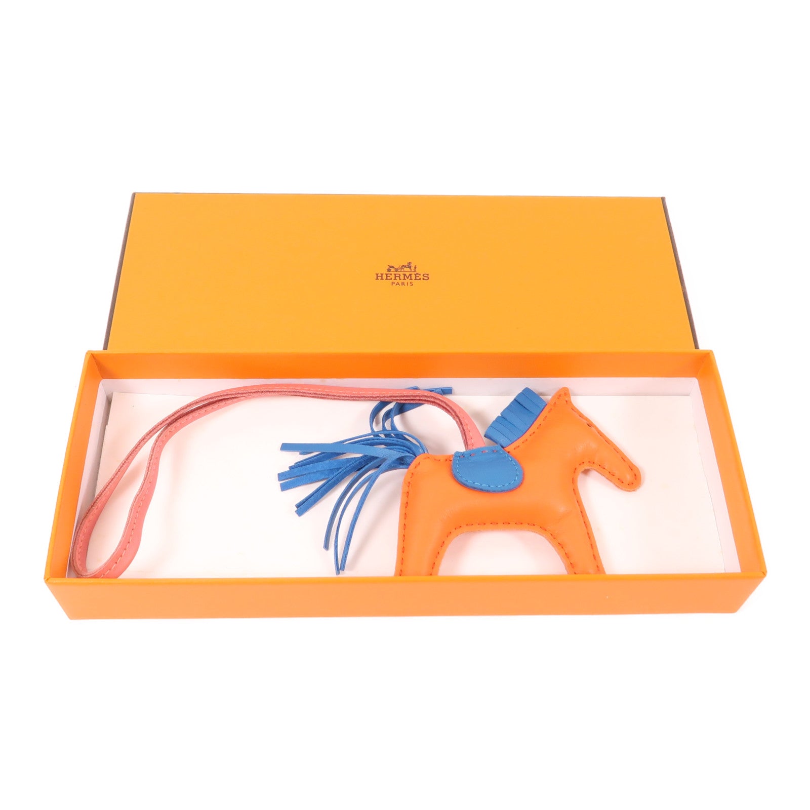 HERMES Milo皮革Rodeo PM掛飾