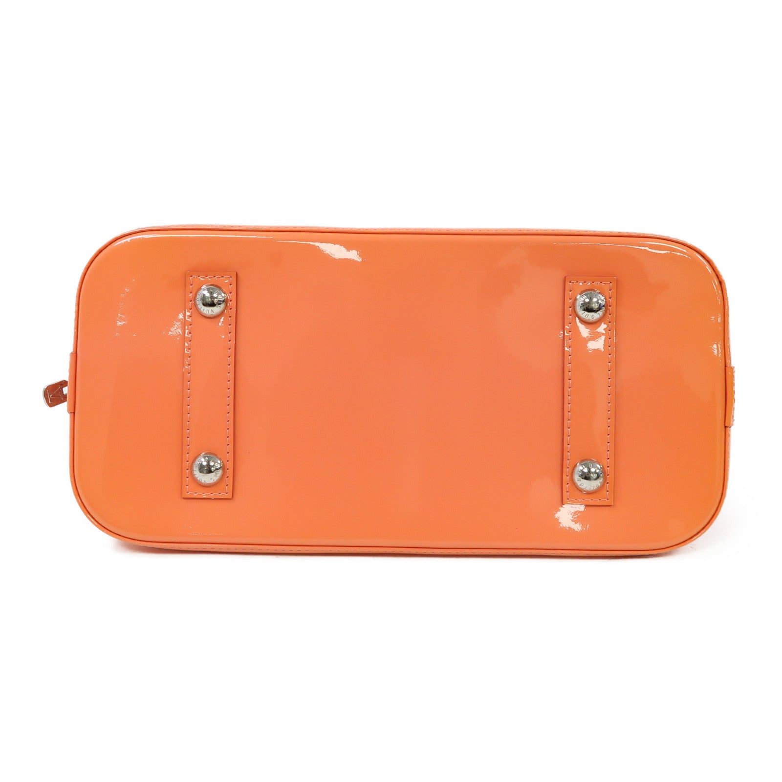 LOUIS VUITTON Vernis Alma PM銀扣手挽袋
