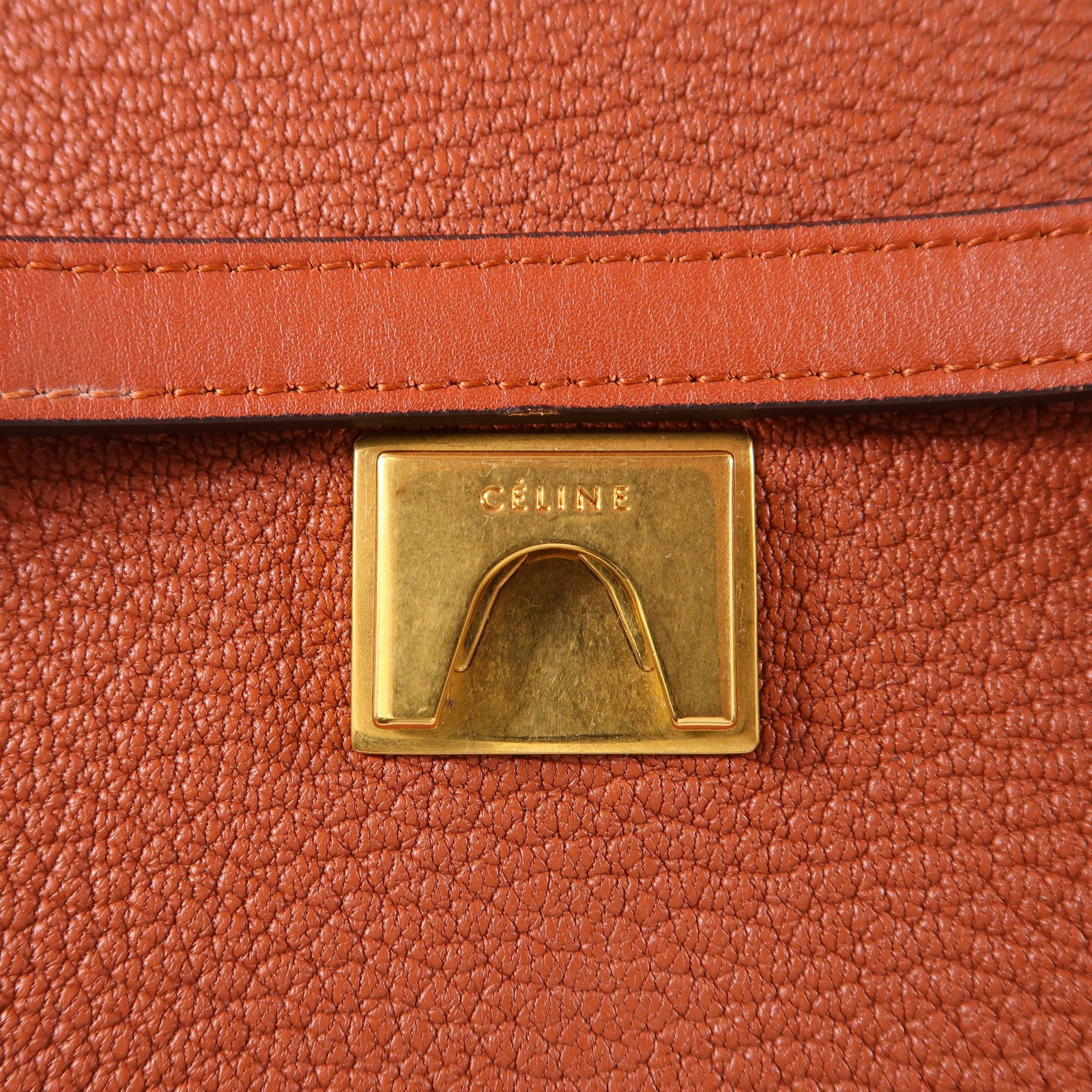 CELINE 牛皮皮革Micro Belt金扣手挽肩背兩用袋