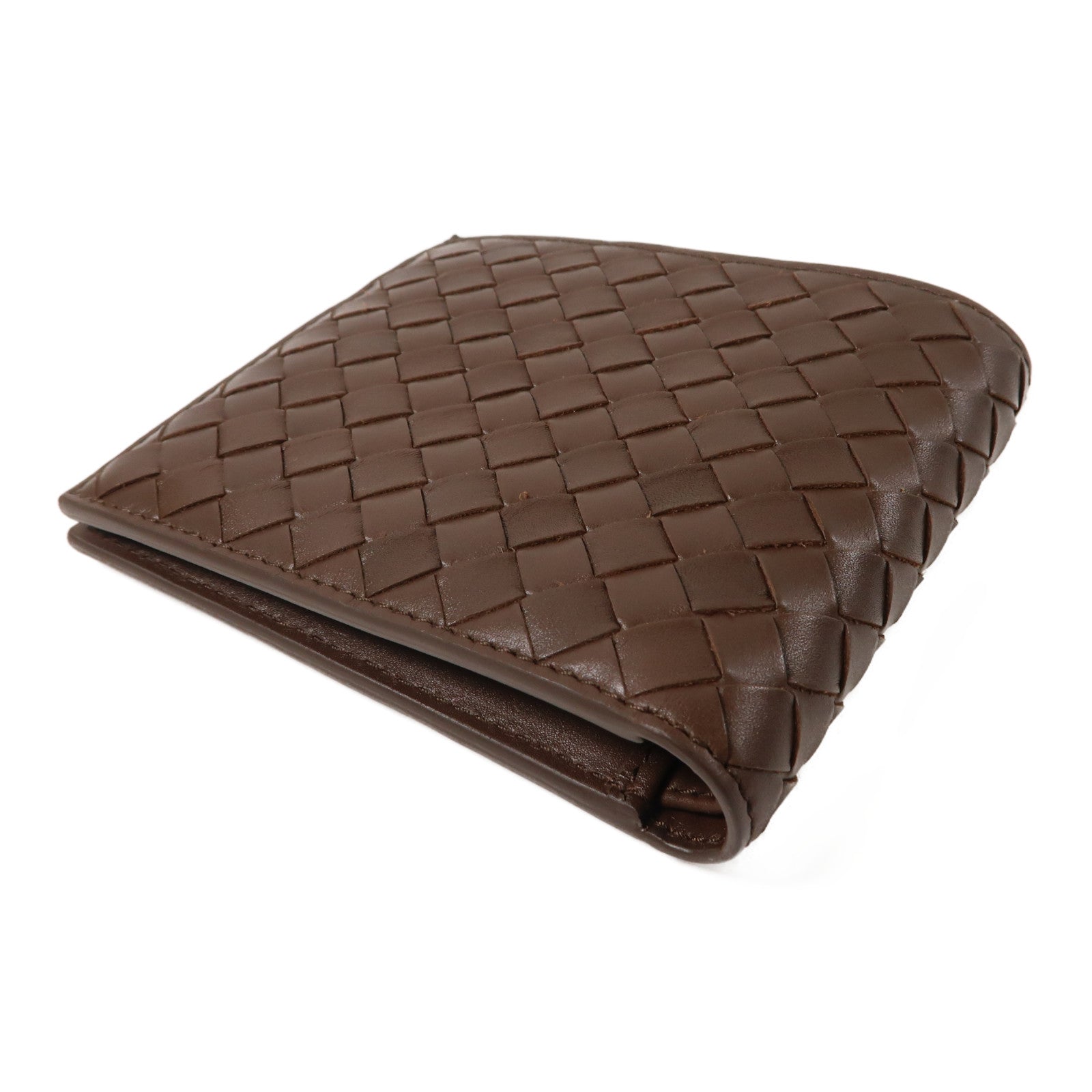 BOTTEGA VENETA 織紋皮革Wallet錢包啡色