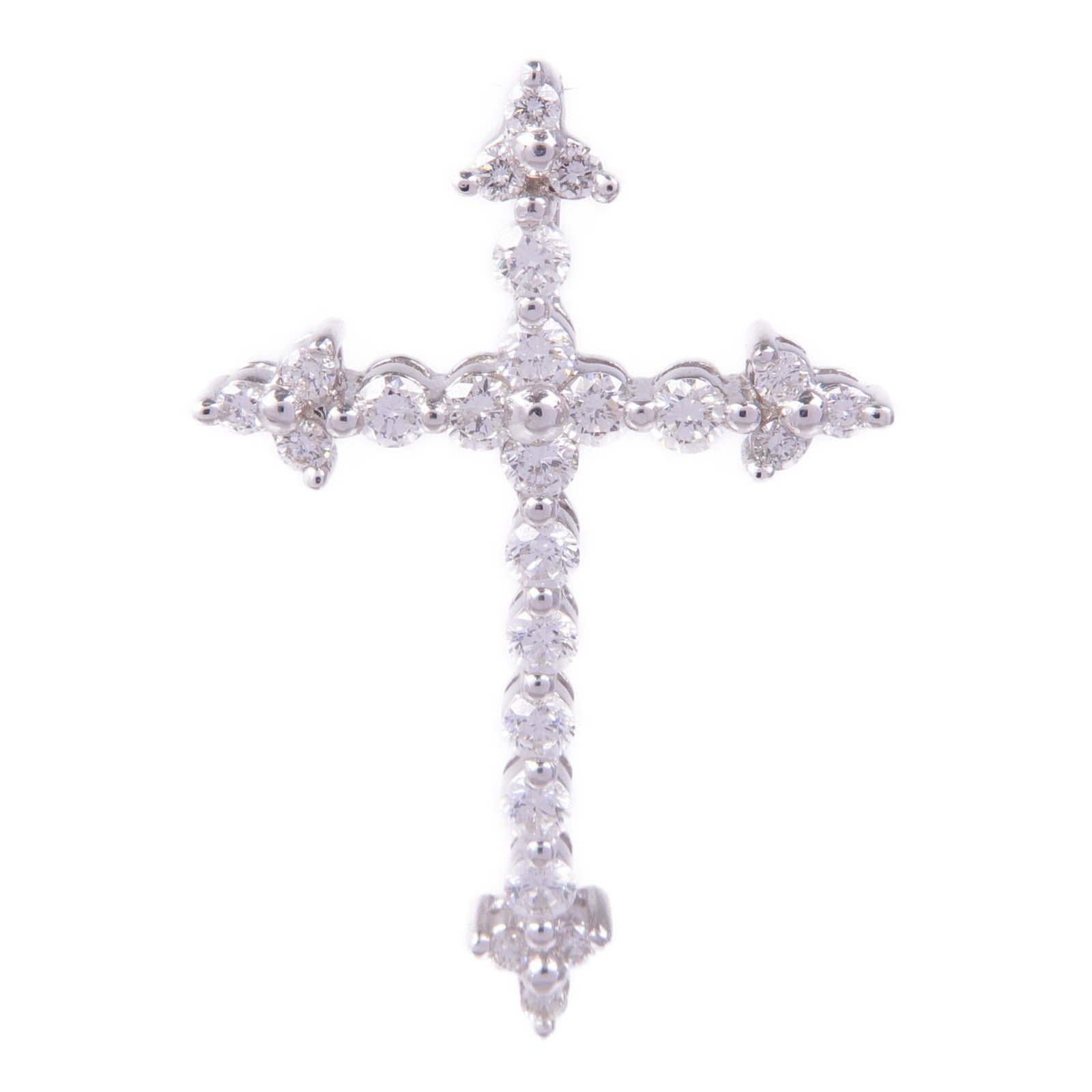 JEWELRY 18K白金Diamond Pendant Top鑽石吊墜