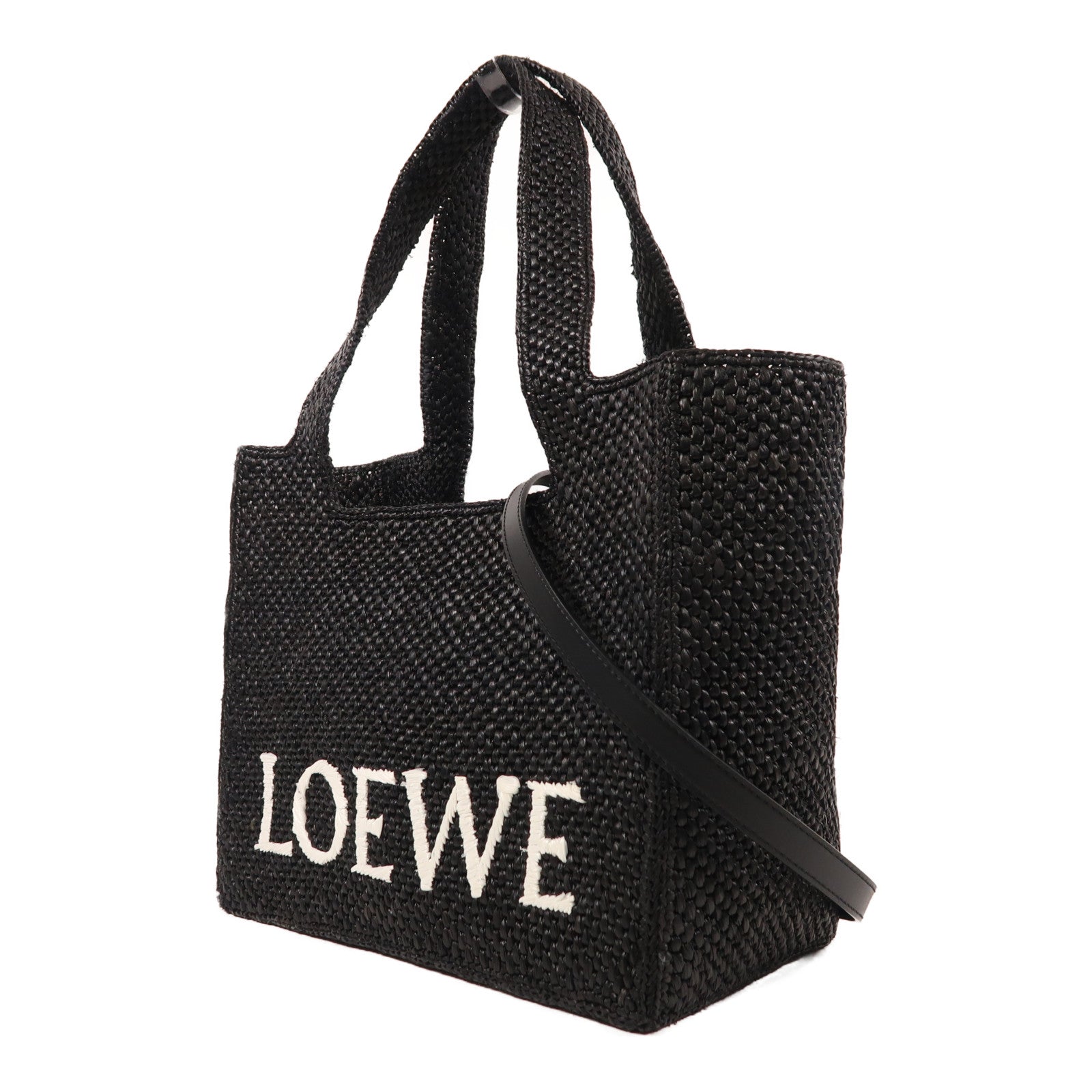 LOEWE 酒椰Medium Font Tote in Raffia手挽肩背兩用袋