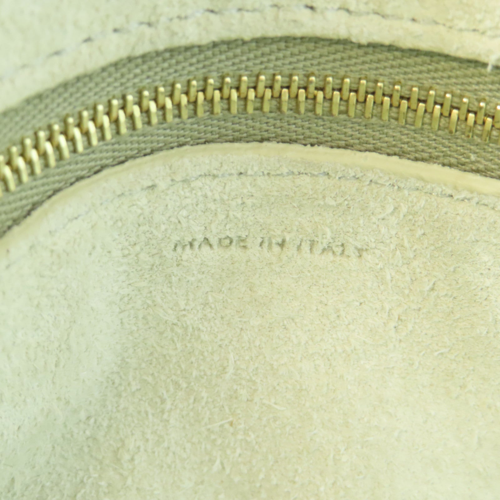 CELINE 牛皮皮革Sangle Bucket Small金扣肩背袋綠色