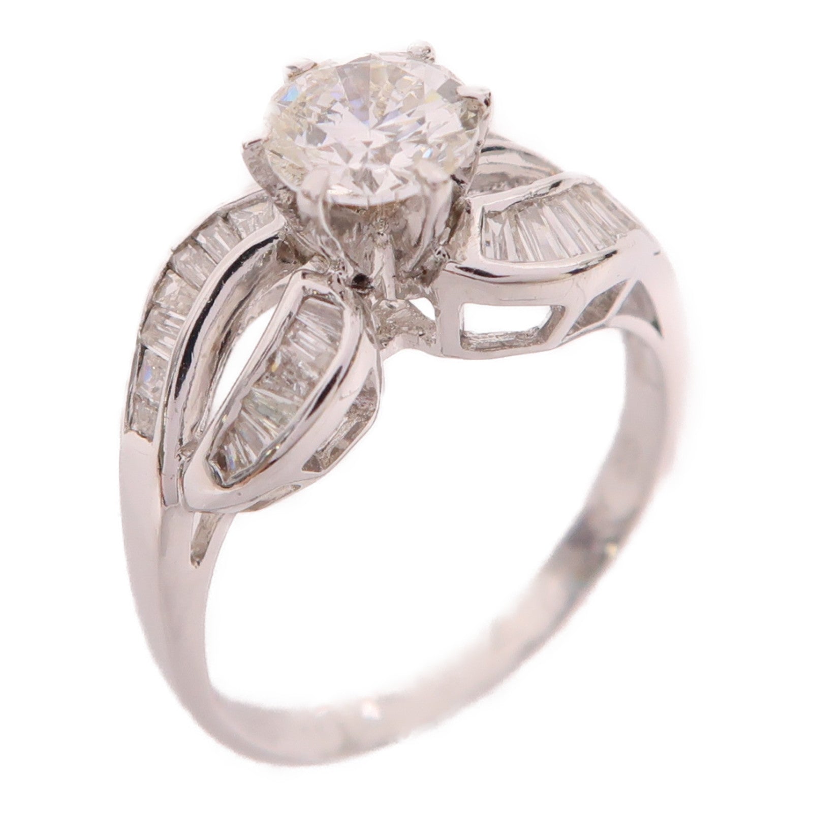 JEWELRY【激減優惠】 18K白金Diamond Ring1.01ct鑽石戒指US#8.5