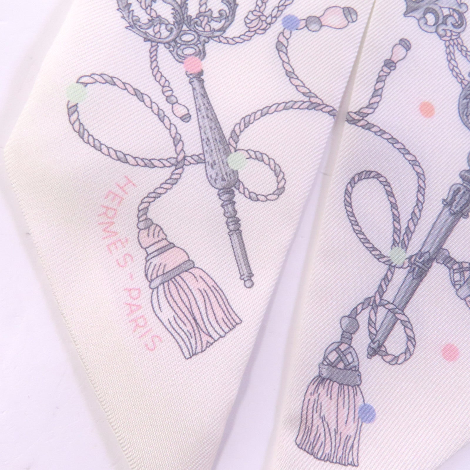 HERMES 絲質Twilly絲巾