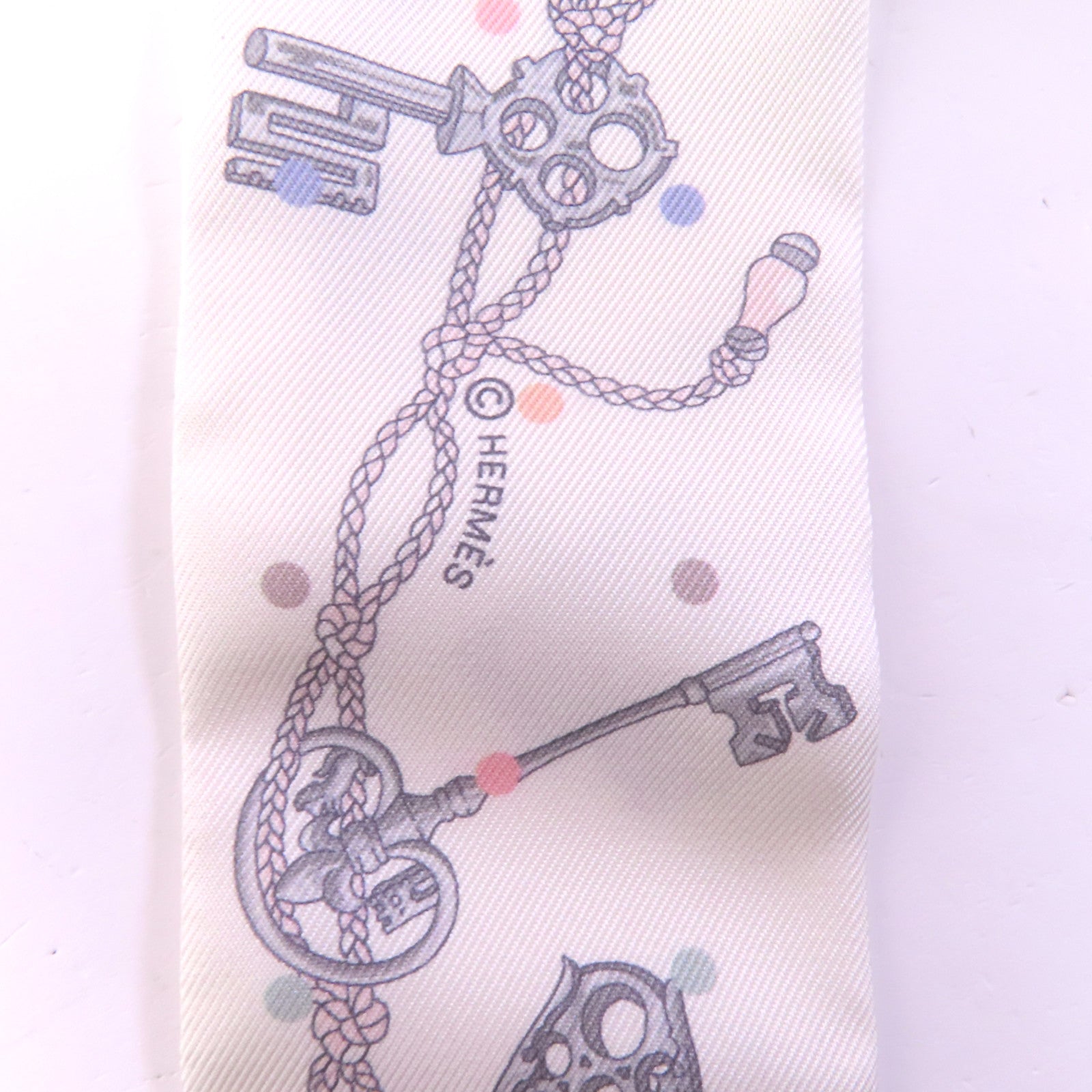 HERMES 絲質Twilly絲巾