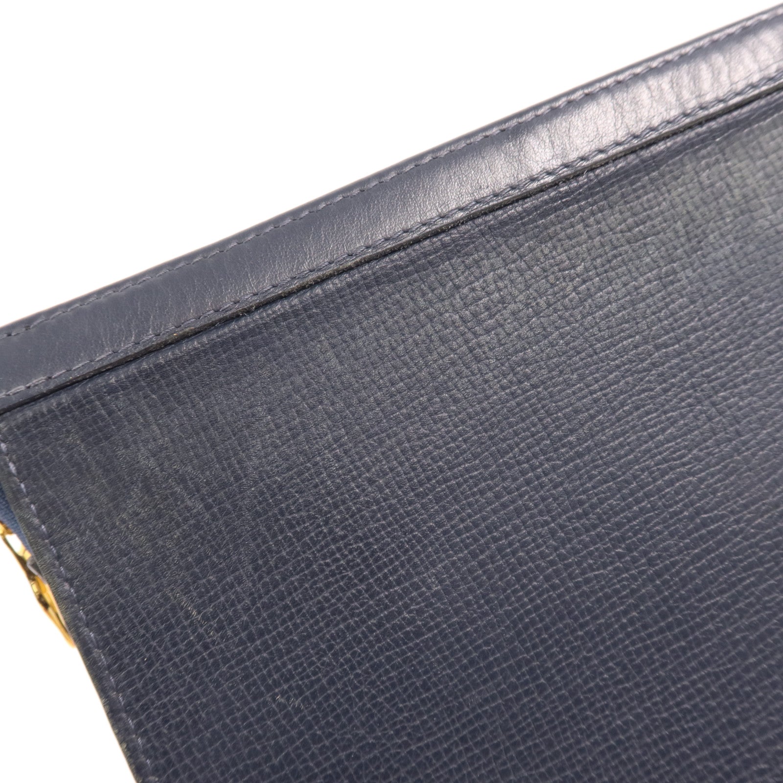 LOUIS VUITTON Monogram Denim LV X Nigo Pochette Voyage金扣手拿包