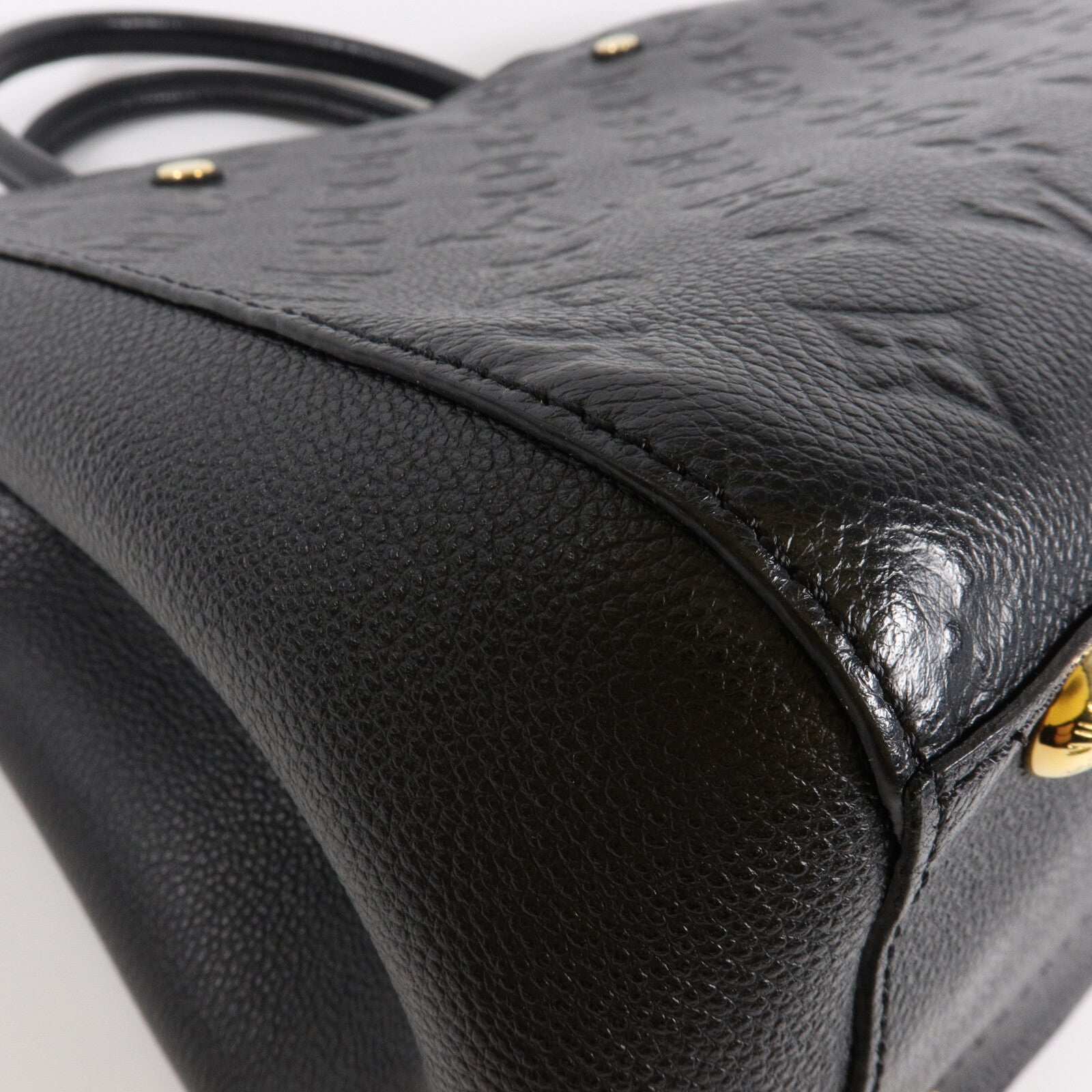 LOUIS VUITTON Monogram Empreinte Montaigne MM手挽肩背兩用袋