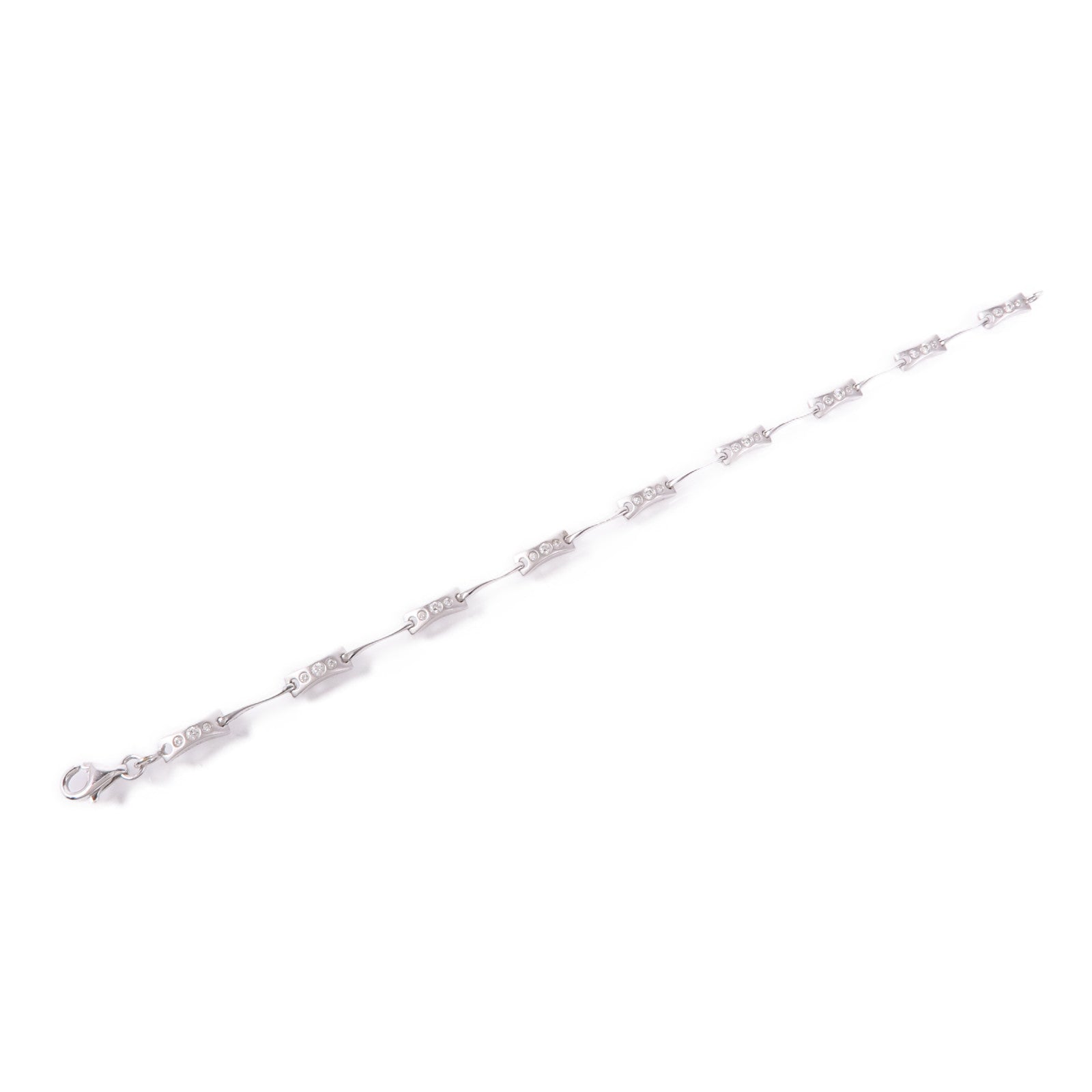 JEWELRY 【激減優惠】18K白金Diamond Bracelet鑽石手鏈