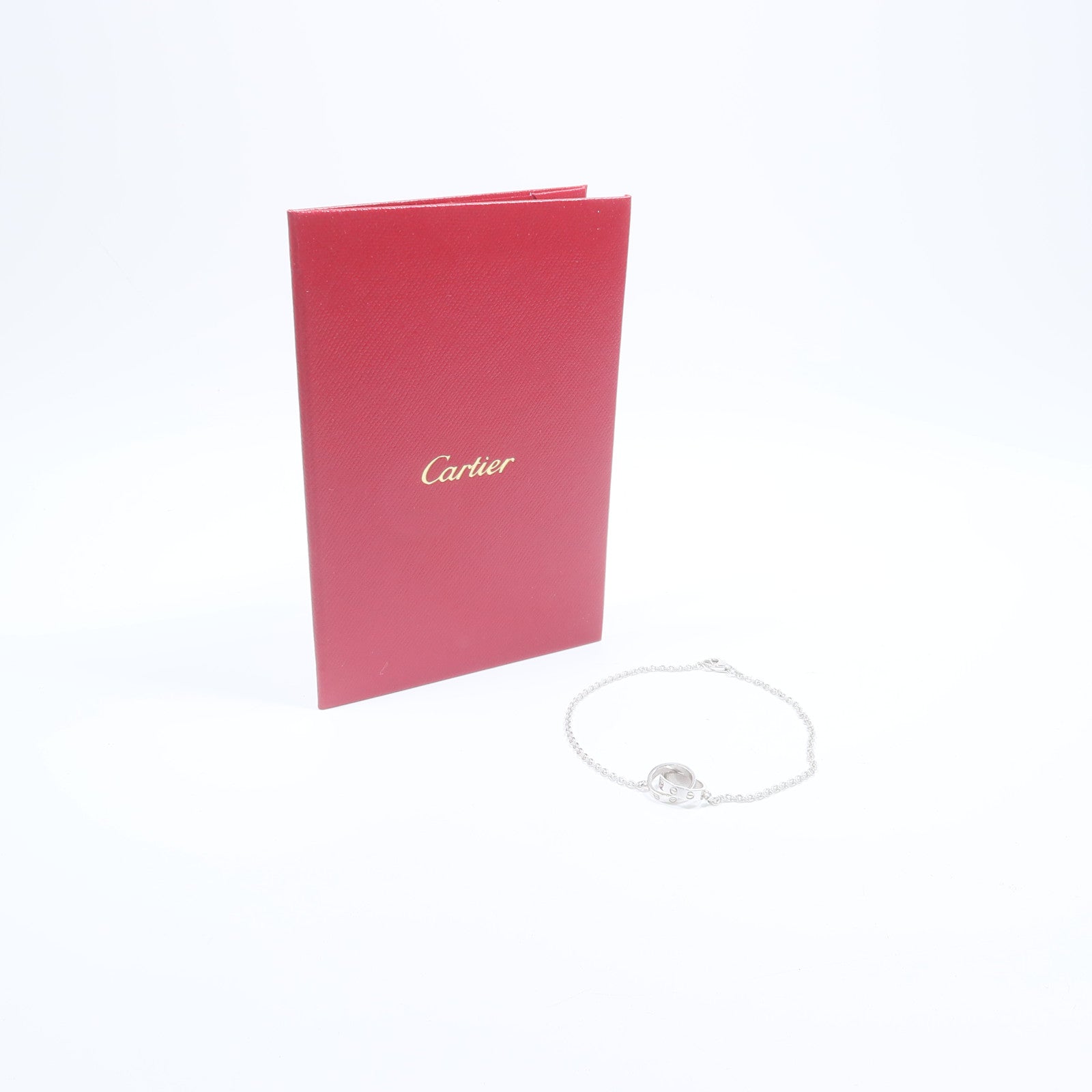 CARTIER 18K白金Baby Love Bracelet手鏈