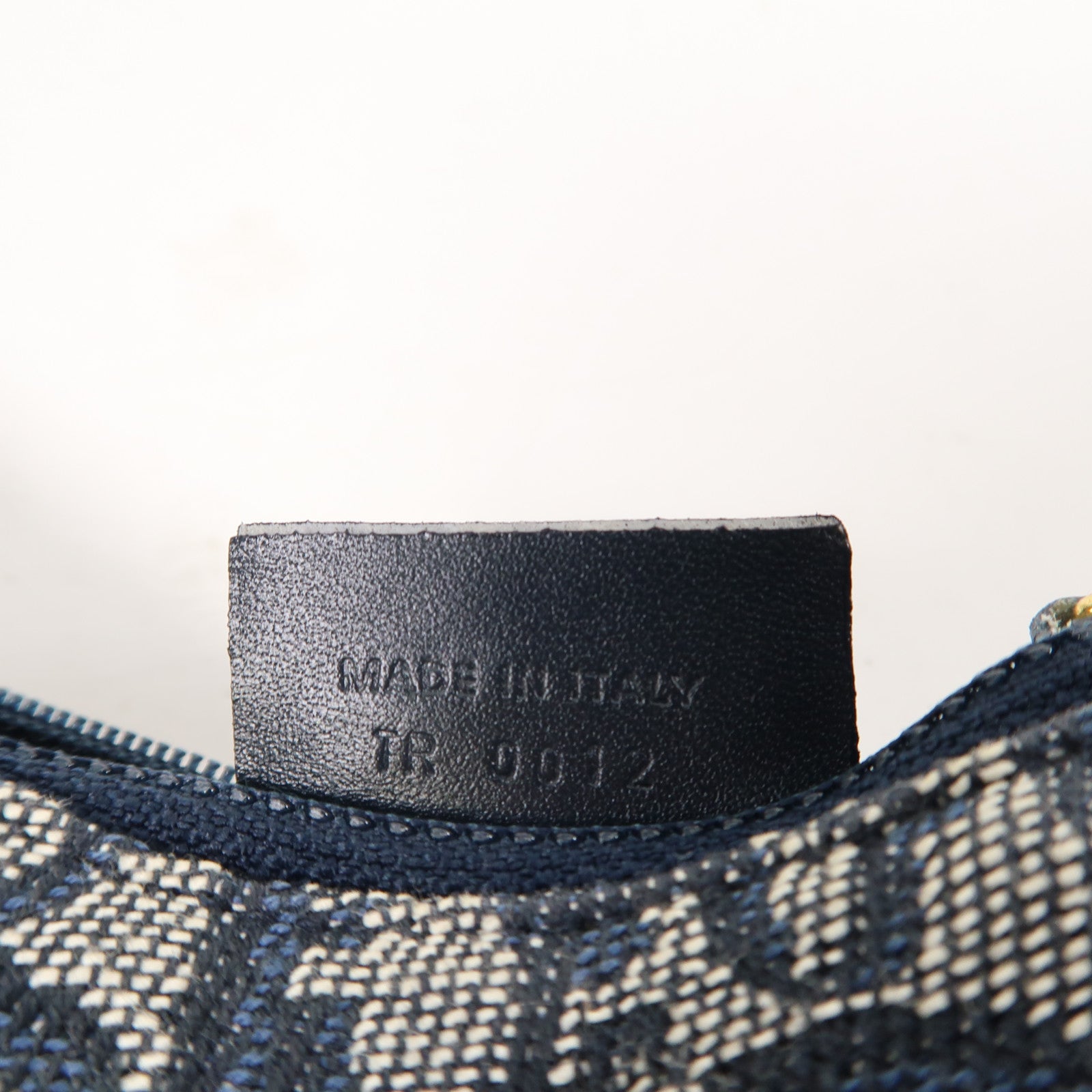 Dior 帆布Vintage Hand Bag金扣手挽袋藍色