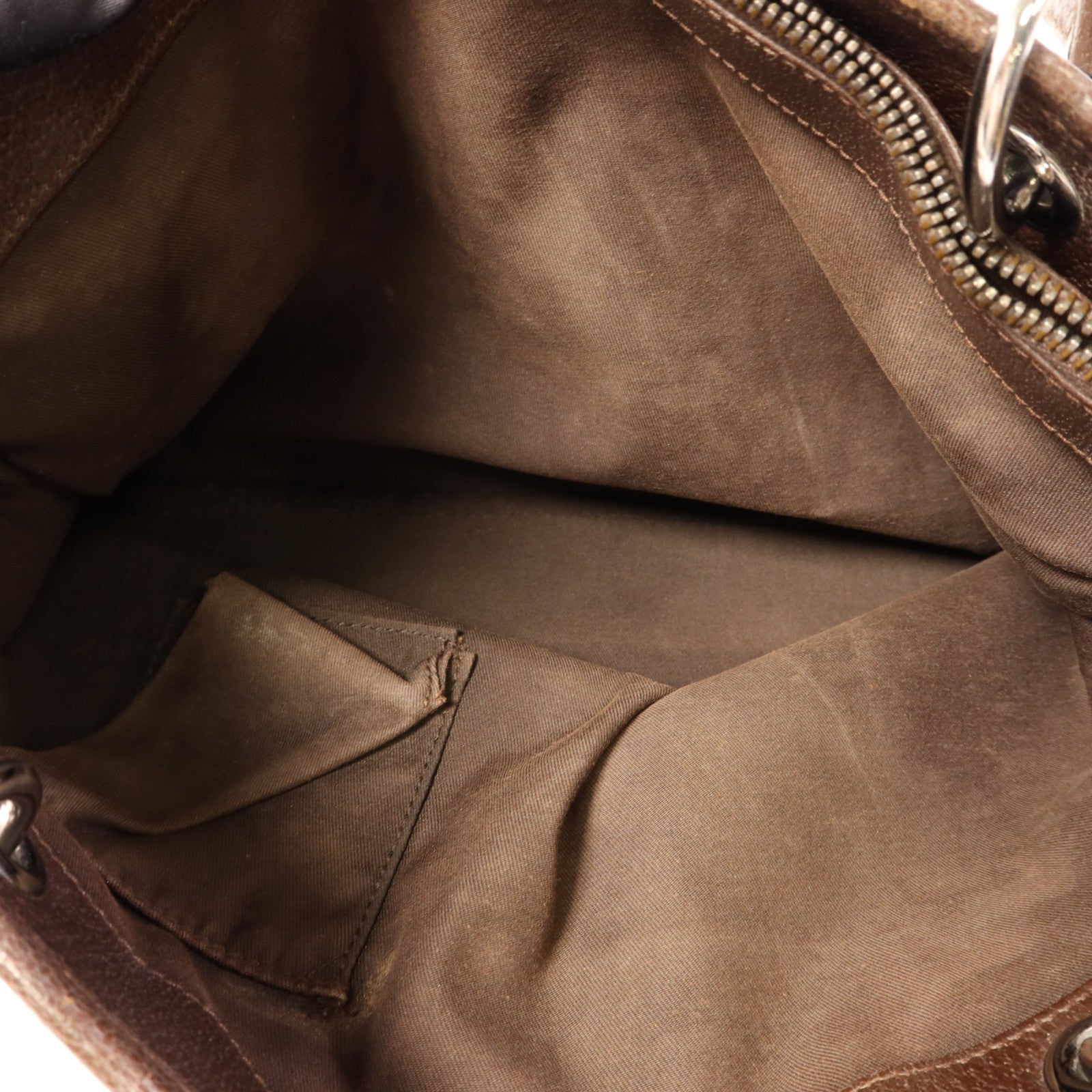 GUCCI 帆布Shoulder Bag銀扣肩背袋