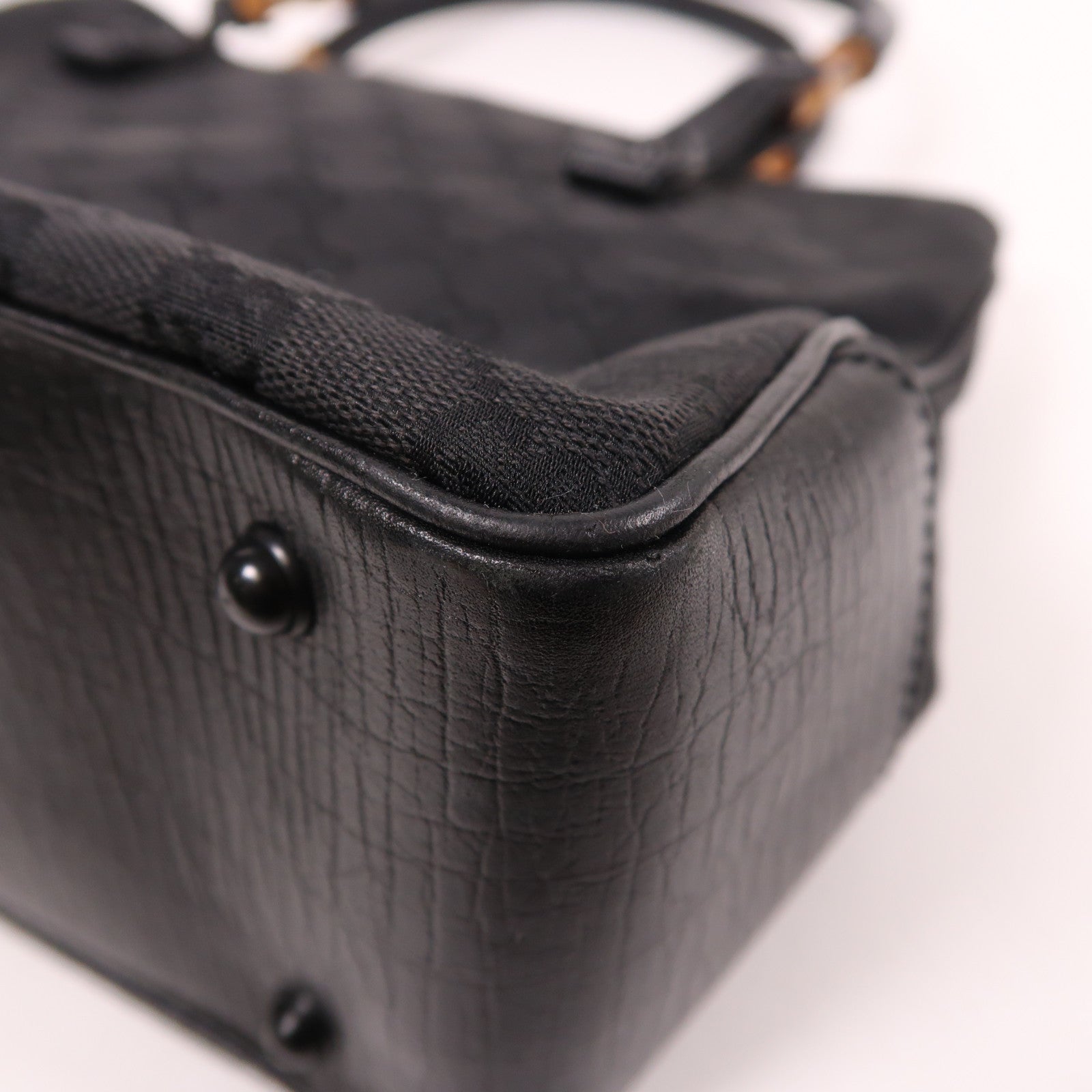 GUCCI 帆布Bamboo Hand Bag手挽袋