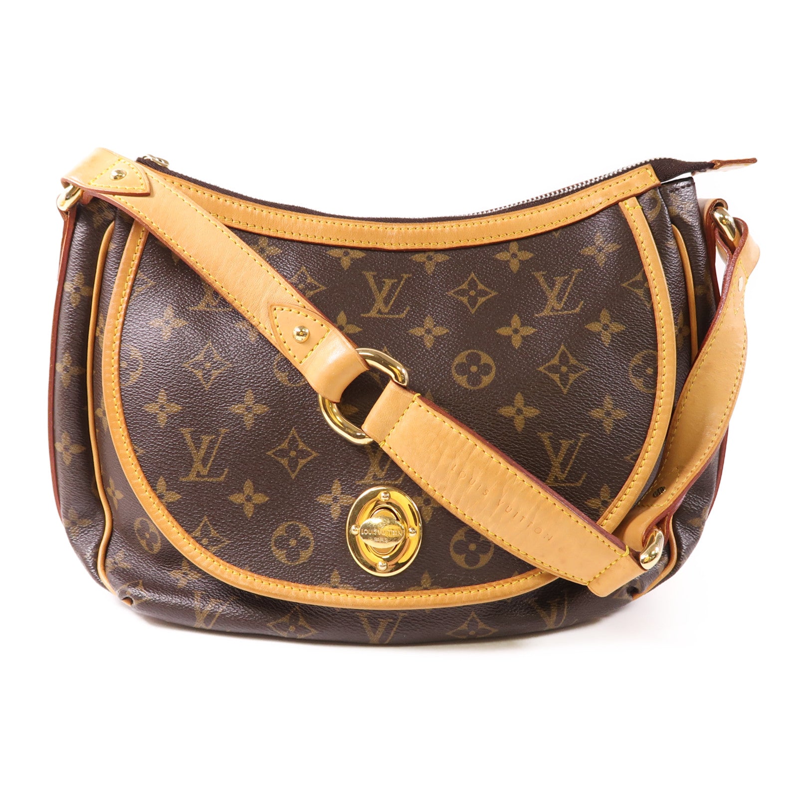 LOUIS VUITTON Monogram Tulum GM金扣肩背袋