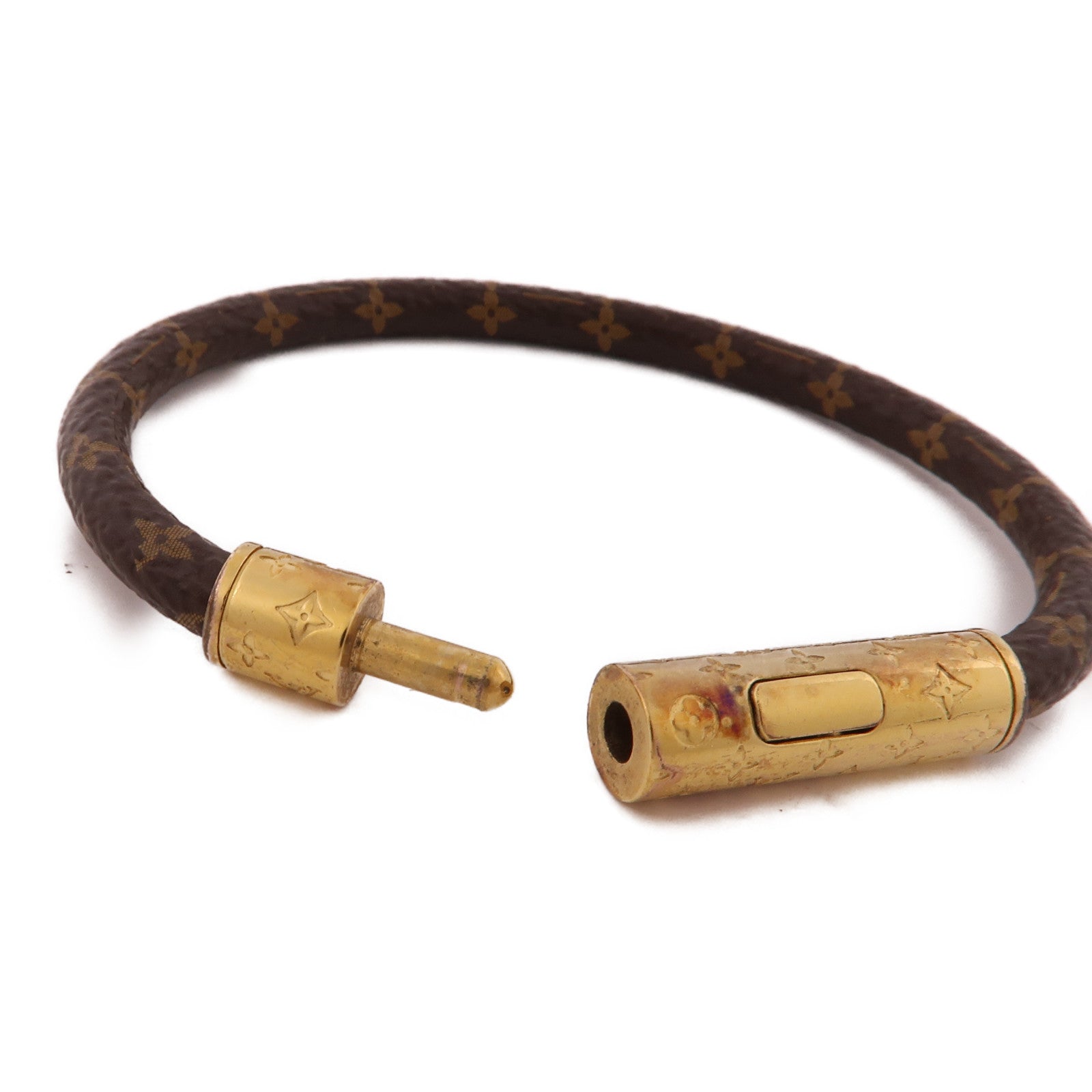 LOUIS VUITTON Monogram Bracelet金扣手鐲