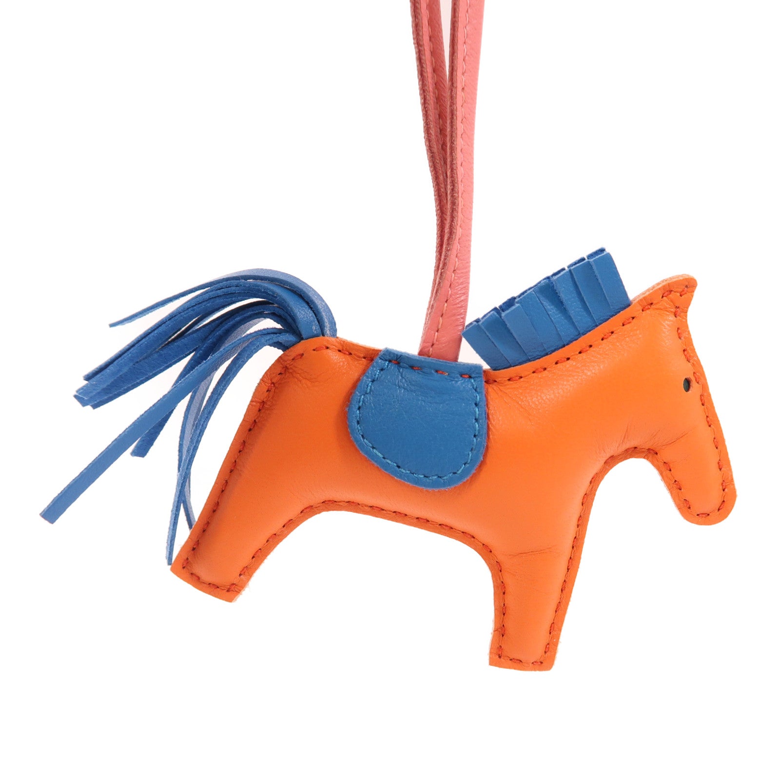 HERMES Milo皮革Rodeo PM掛飾