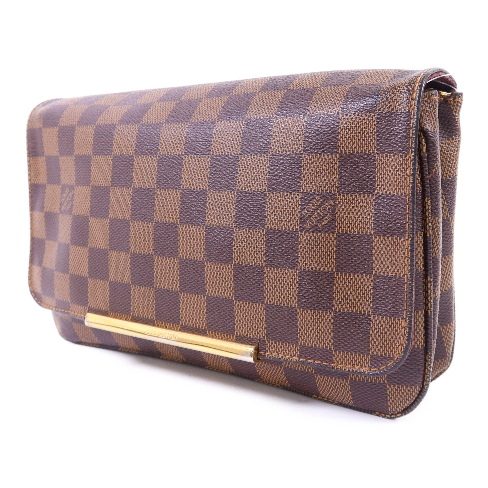 LOUIS VUITTON Damier Hoxton PM金扣肩背袋