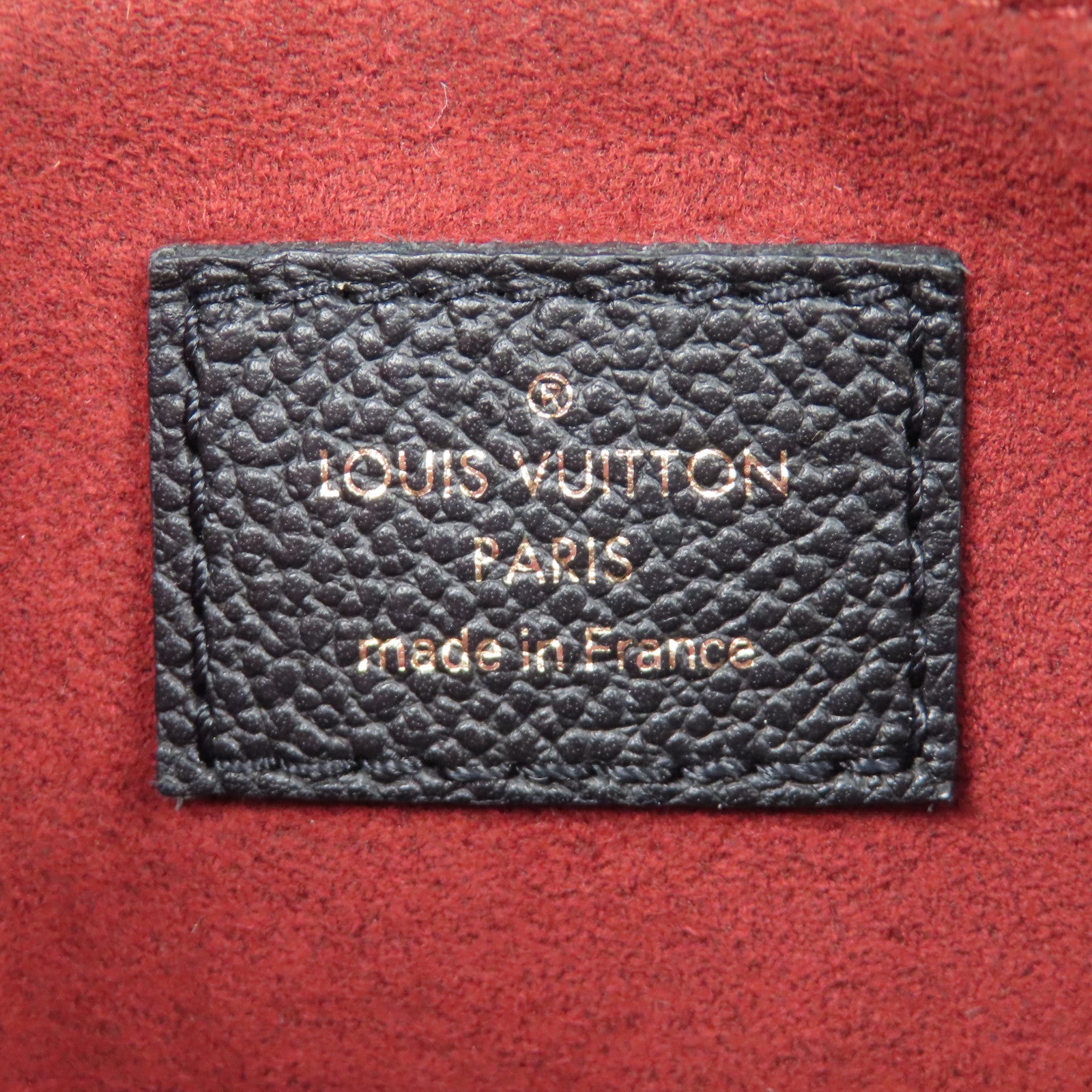 LOUIS VUITTON Monogram Empreinte OnTheGo PM金扣手挽肩背兩用袋黑色/米色
