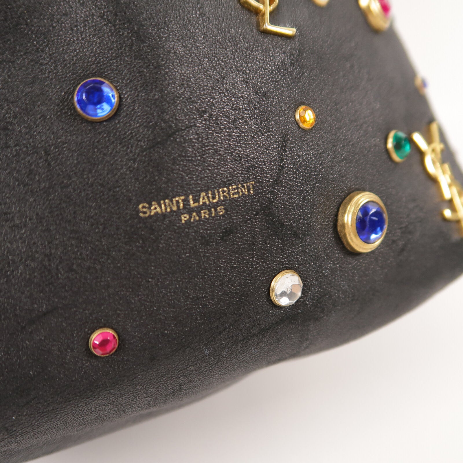 YVES SAINT LAURENT 牛皮皮革Chain Shoulder Bag鏈帶肩背袋