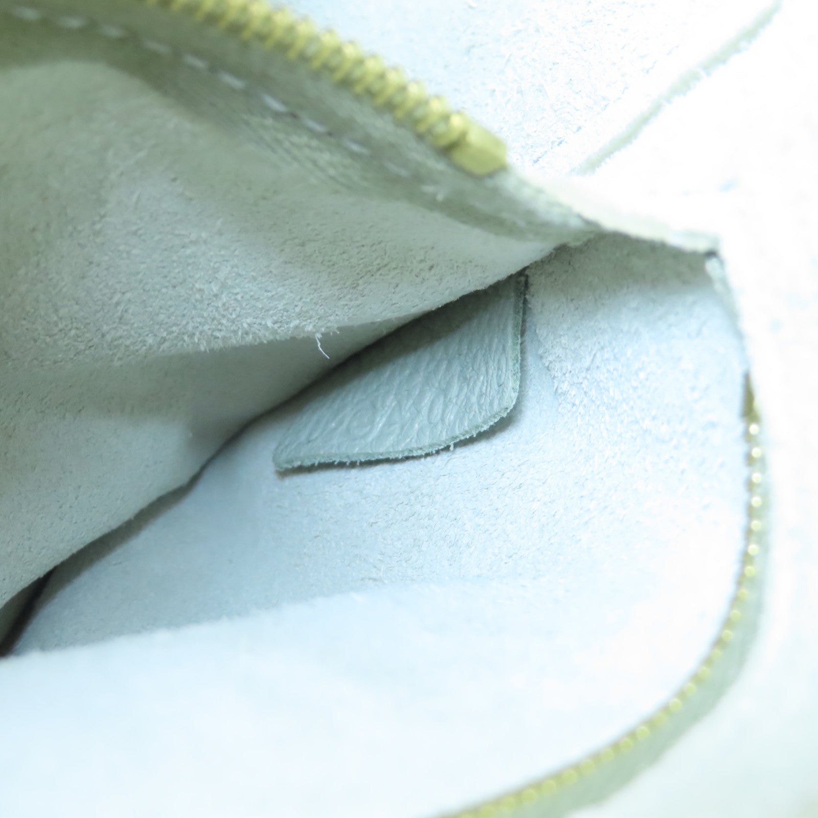 CELINE 牛皮皮革Sangle Bucket Small金扣肩背袋綠色