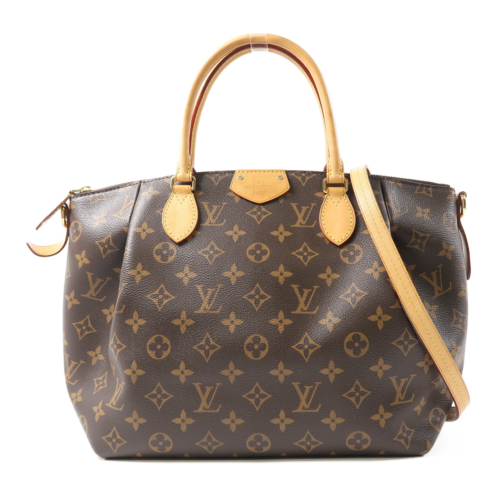LOUIS VUITTON Monogram Turen金扣手挽肩背兩用袋啡色