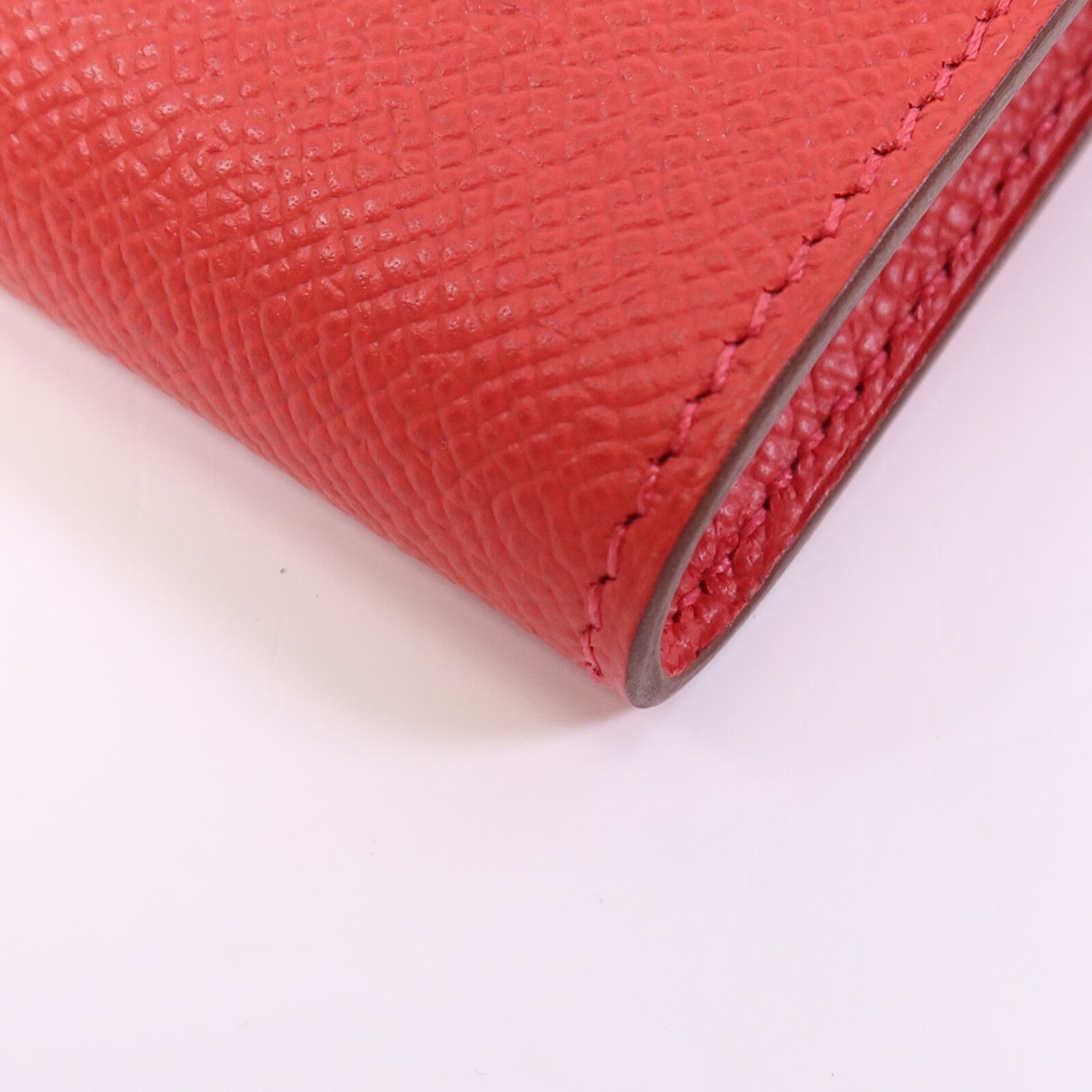 HERMES 【激減優惠】Epsom皮革Kelly Long Wallet銀扣長錢包Bougainvillea