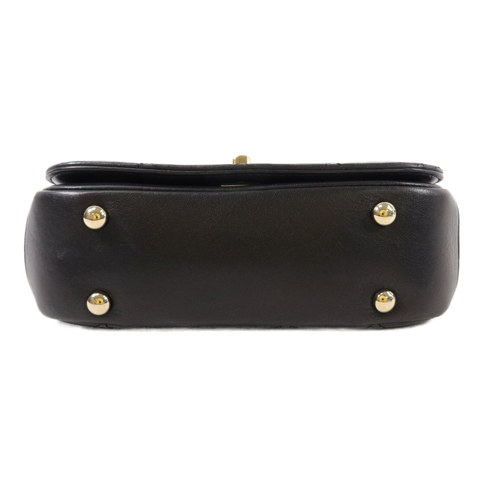 CHANEL 羊皮皮革Carry Chic Flap Bag鏈帶手挽肩背兩用袋