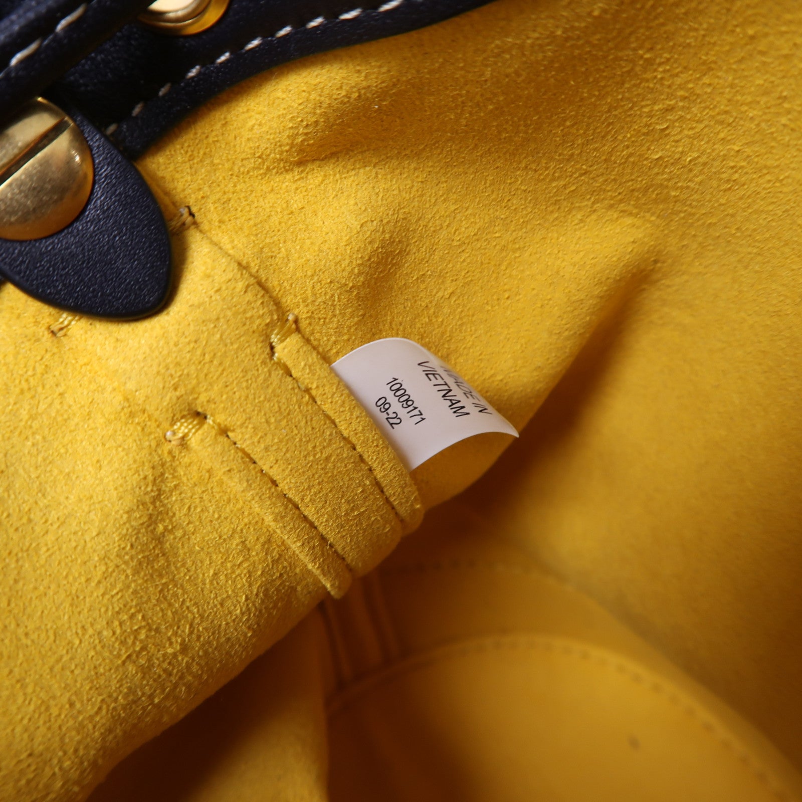 Tory Burch 帆布Shoulder Bag金扣手挽肩背兩用袋藍色