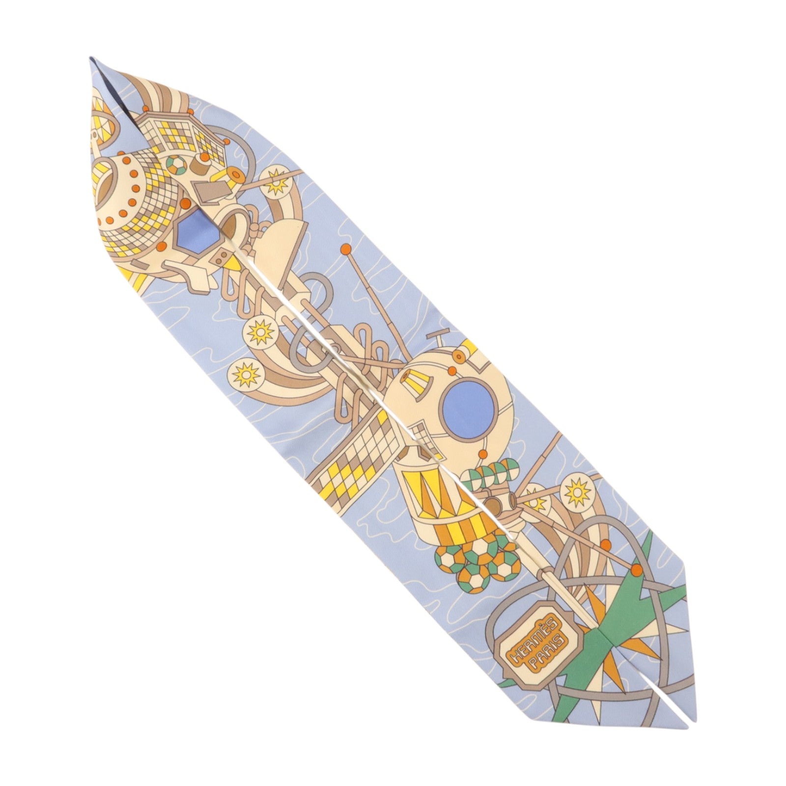 HERMES 絲質Twilly絲巾