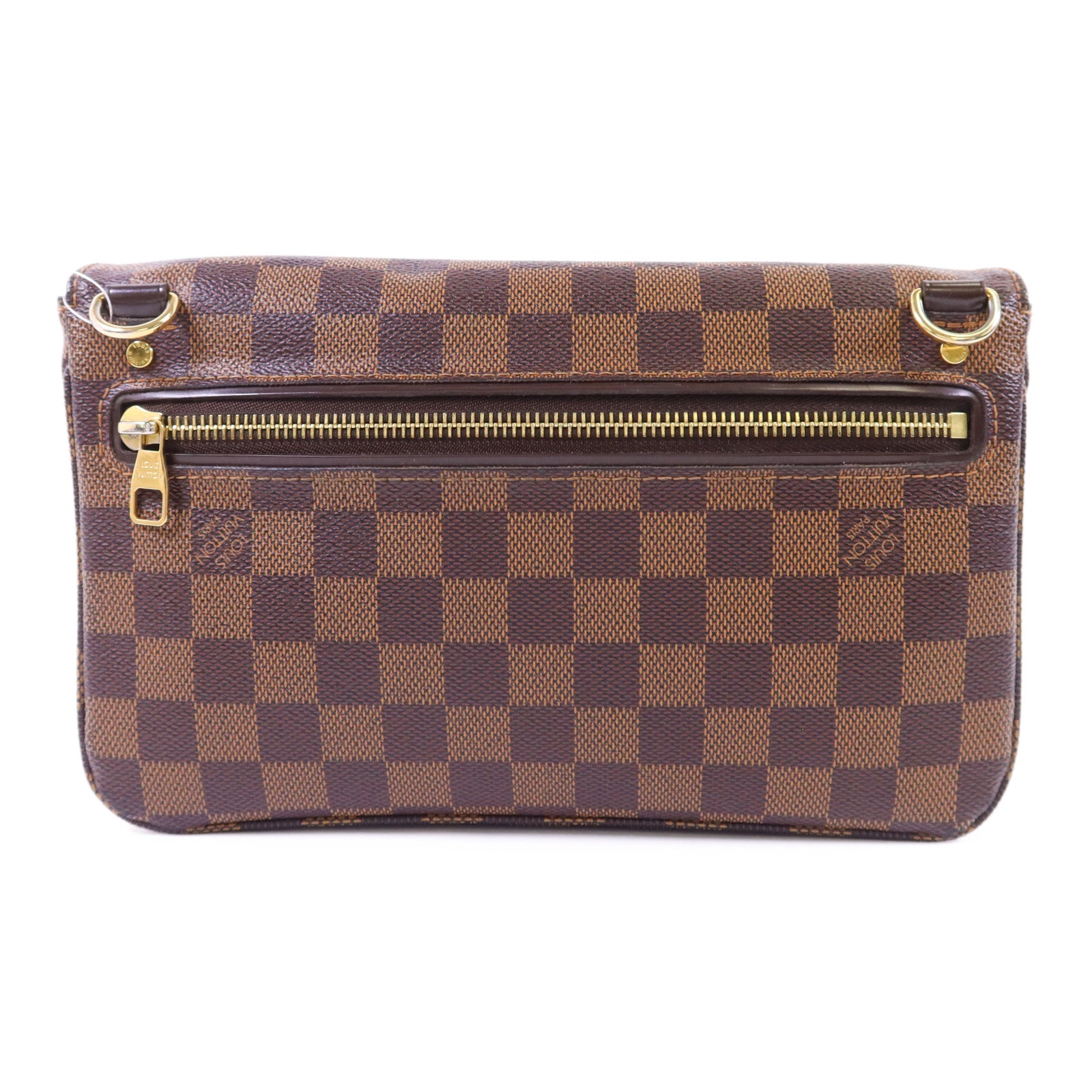 LOUIS VUITTON Damier Hoxton PM金扣肩背袋
